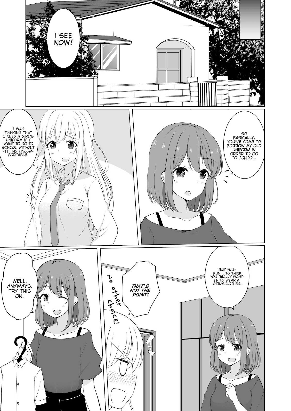 A Boy who Loves Genderswap got Genderswapped so He acts out His Ideal Genderswap Girl Chapter 9 page 1 - Chapter 9