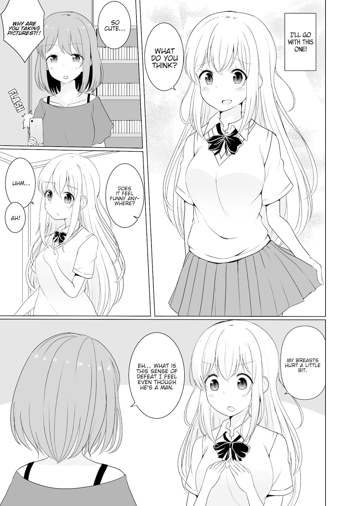 A Boy who Loves Genderswap got Genderswapped so He acts out His Ideal Genderswap Girl Chapter 9 page 3 - Chapter 9