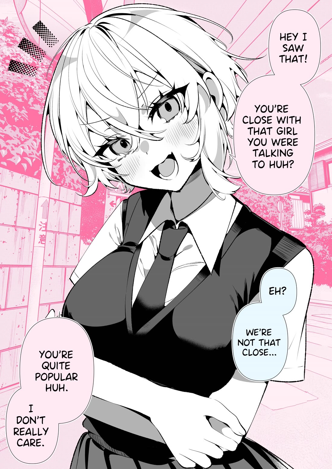 A Boyish Girlfriend in High Humidity Chapter 5 page 1 - Chapter 5: A Boyish Girlfriend in High Humidity saw something!
