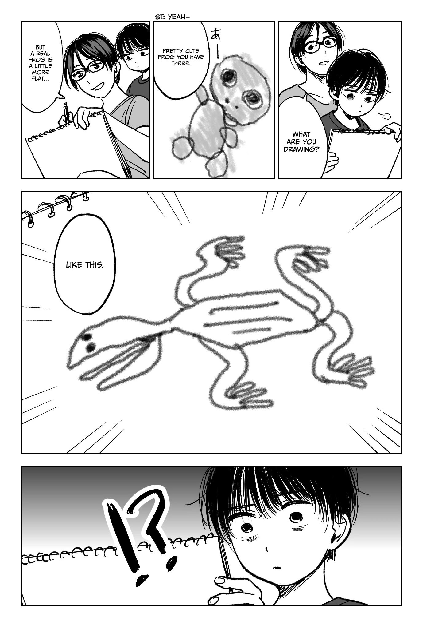 A Boy's Scar Chapter 20.6 page 1 - Chapter 20.6: Twitter Extra Comics & Pics