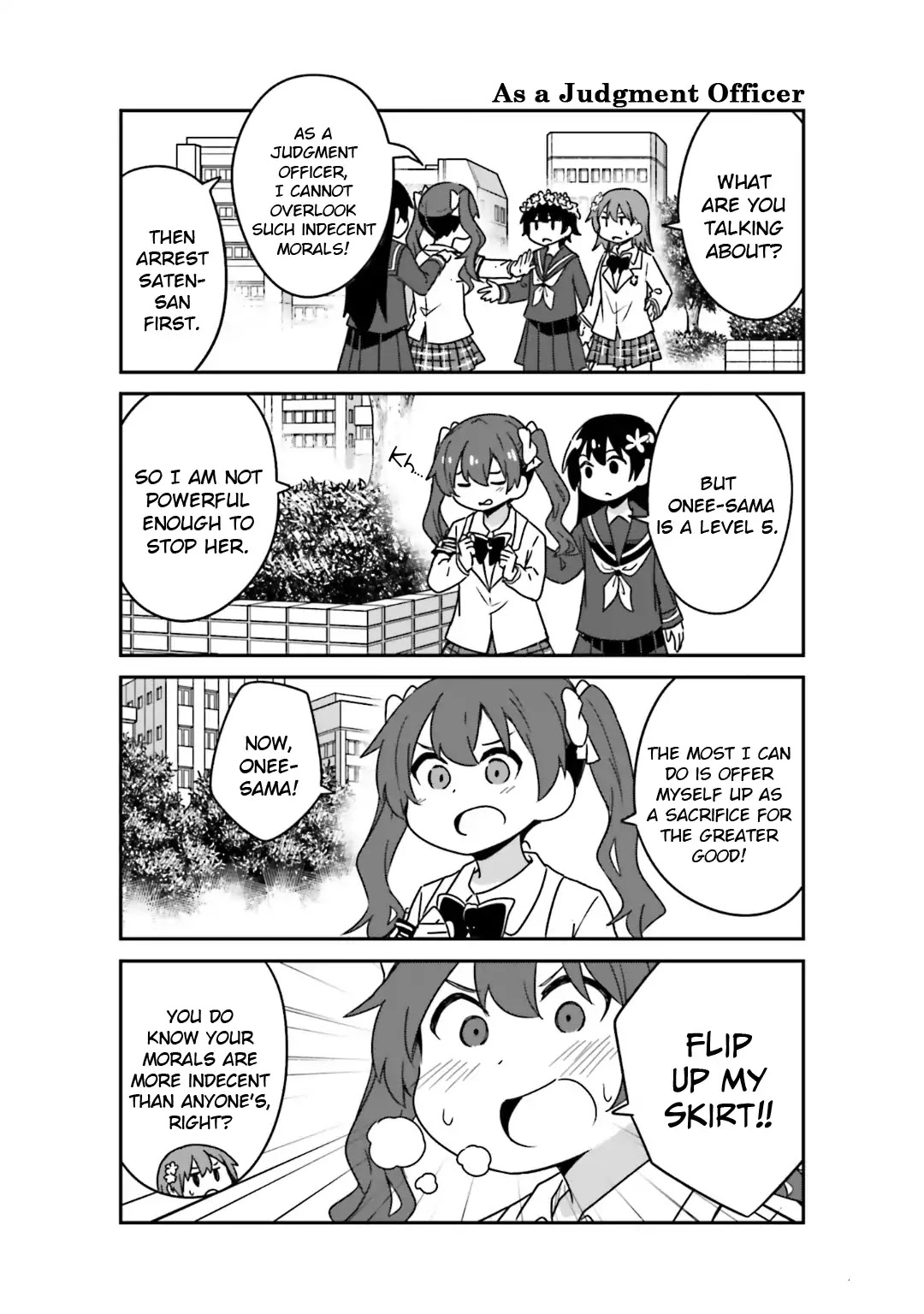A Certain Saten's Skirt Flipping Chapter 0 page 6 - Chapter 0: Oneshot