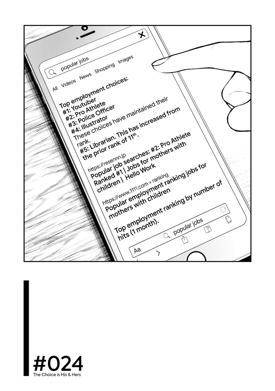 A Choice of Boyfriend and Girlfriend Chapter 24 page 1 - Chapter 24