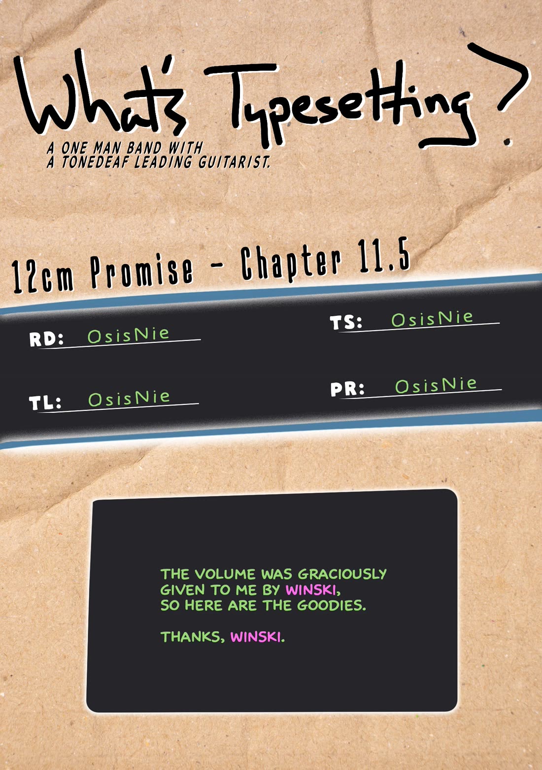 A Cool Girl and a 12cm Promise Chapter 11.5 page 18 - Chapter 11.5: Volume 1 Extras