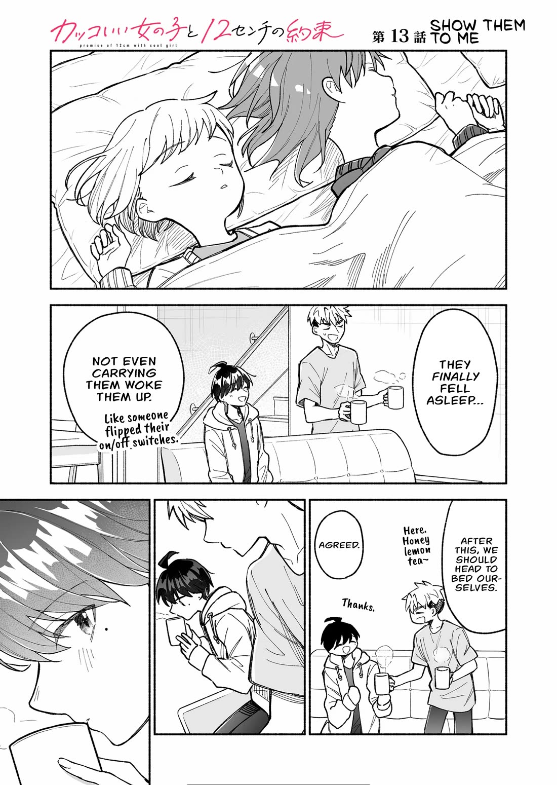 A Cool Girl and a 12cm Promise Chapter 13 page 1 - Chapter 13: Show them to me