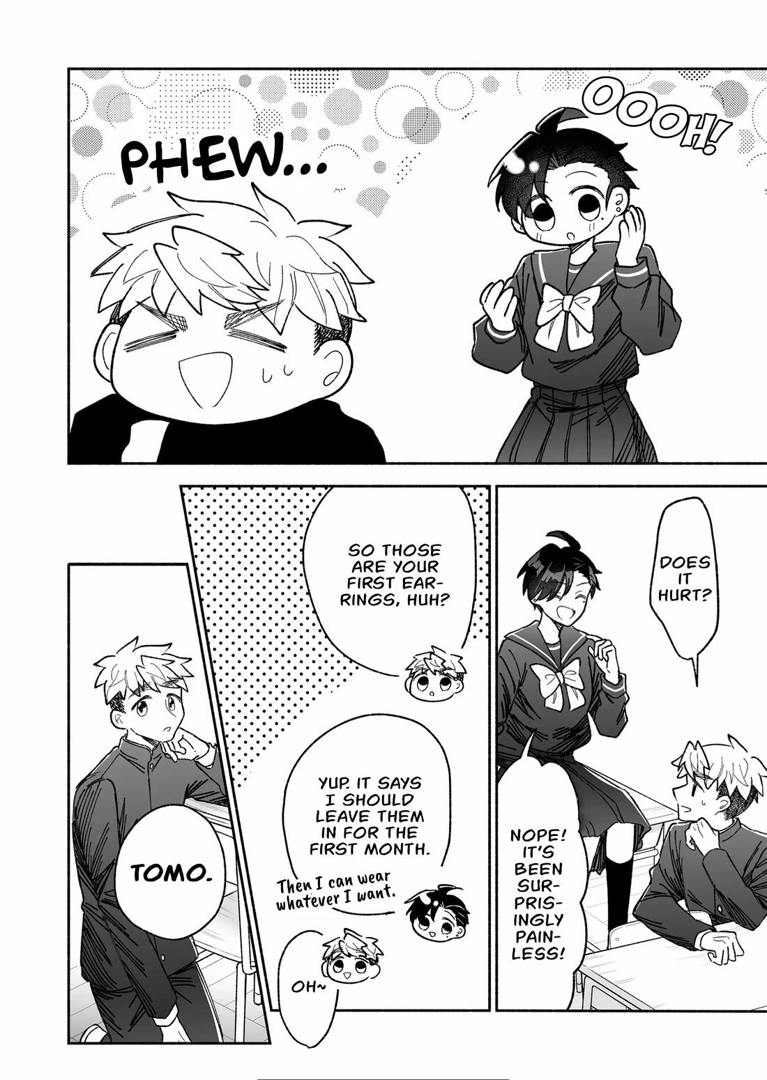 A Cool Girl and a 12cm Promise Chapter 17.5 page 12 - Chapter 17.5: First earrings