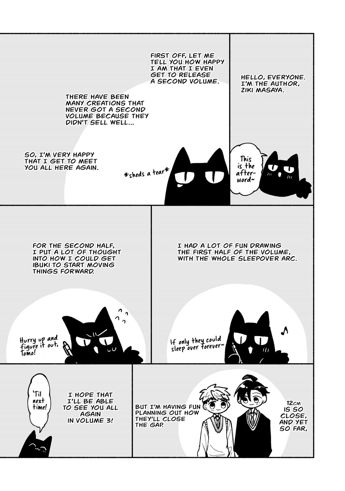 A Cool Girl and a 12cm Promise Chapter 20.5 page 9 - Chapter 20.5: Volume 2 Extras