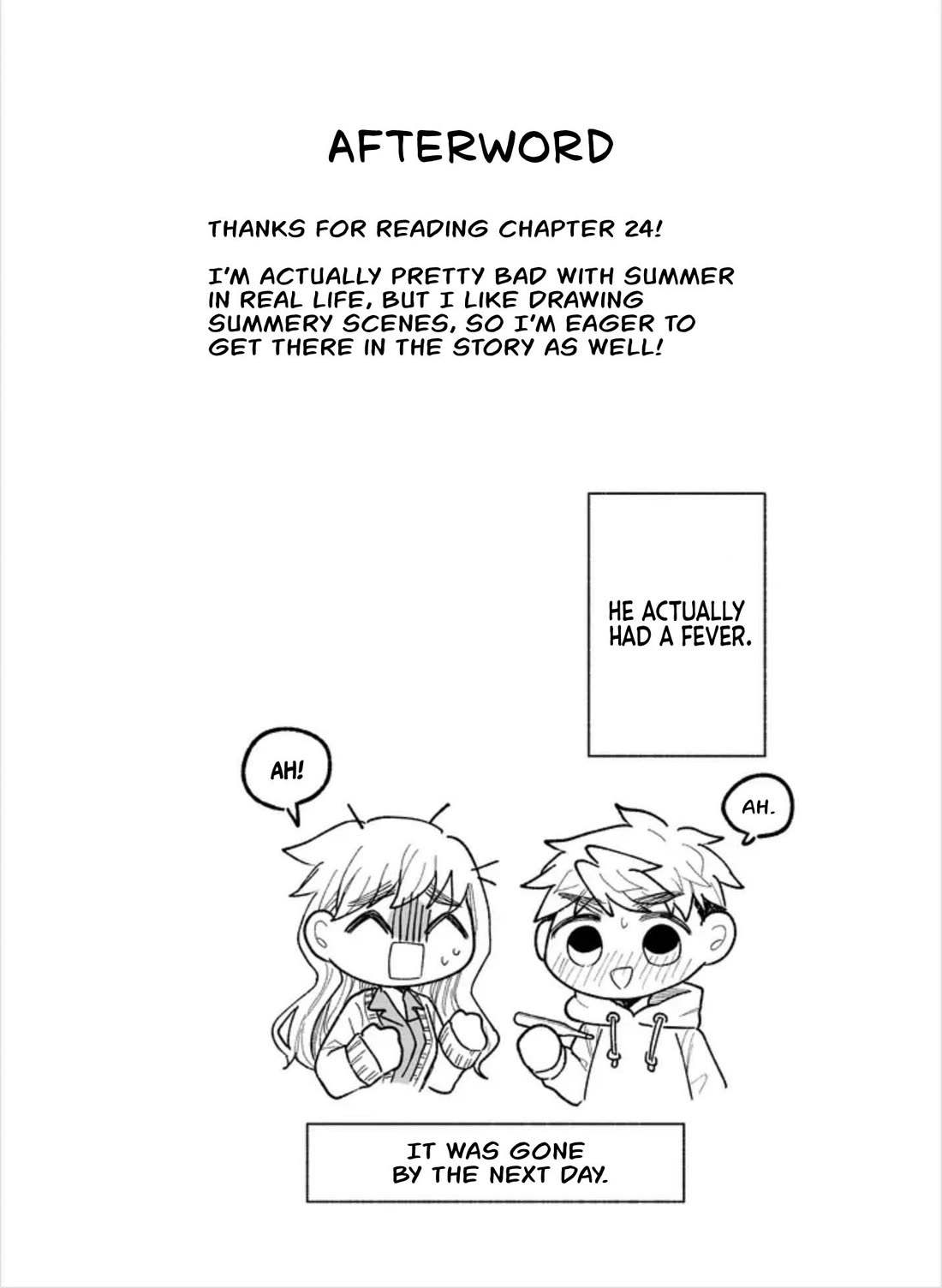A Cool Girl and a 12cm Promise Chapter 24 page 17 - Chapter 24: The meaning behind that heat