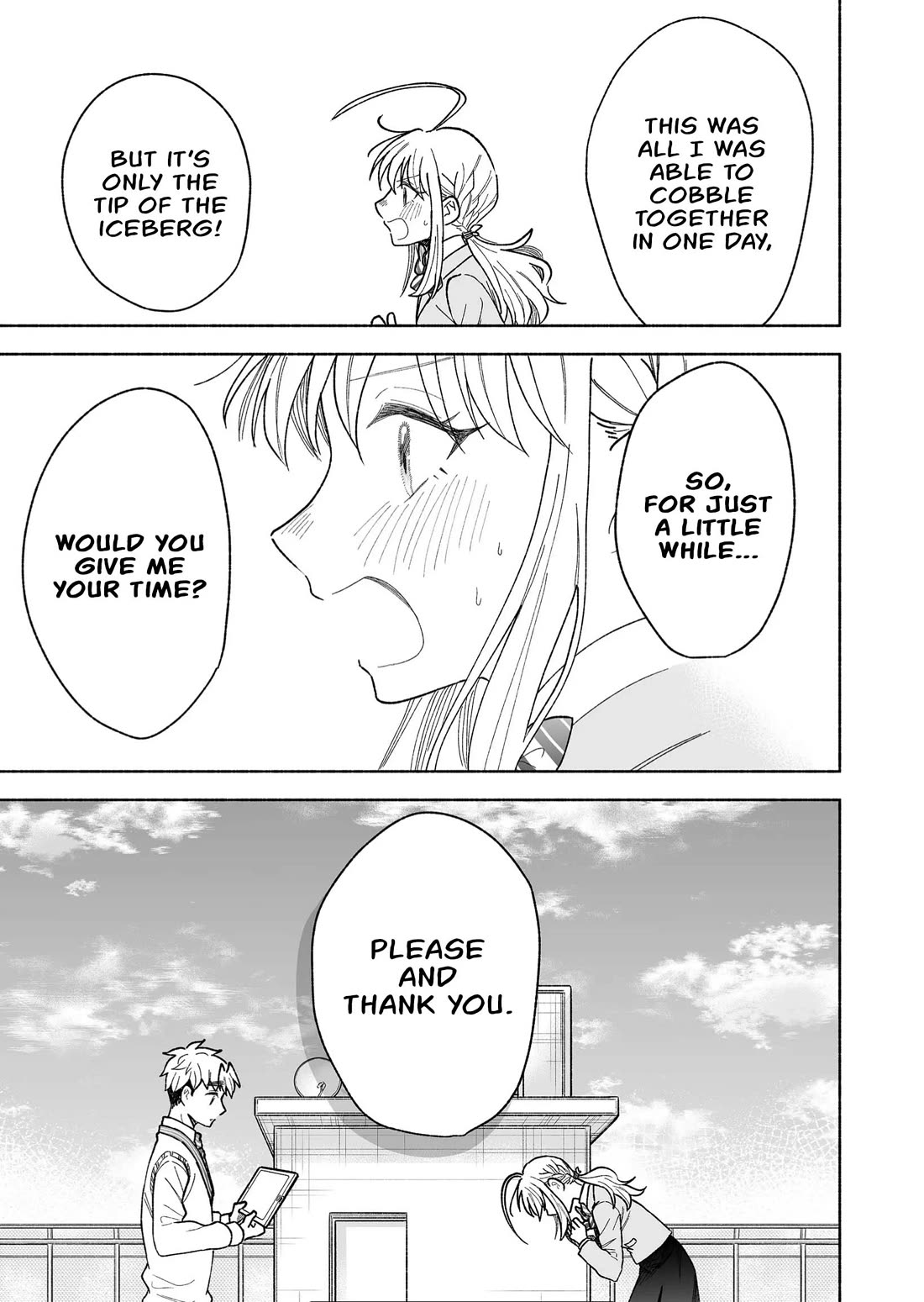 A Cool Girl and a 12cm Promise Chapter 32 page 13 - Chapter 32: Please Give Me Some Time