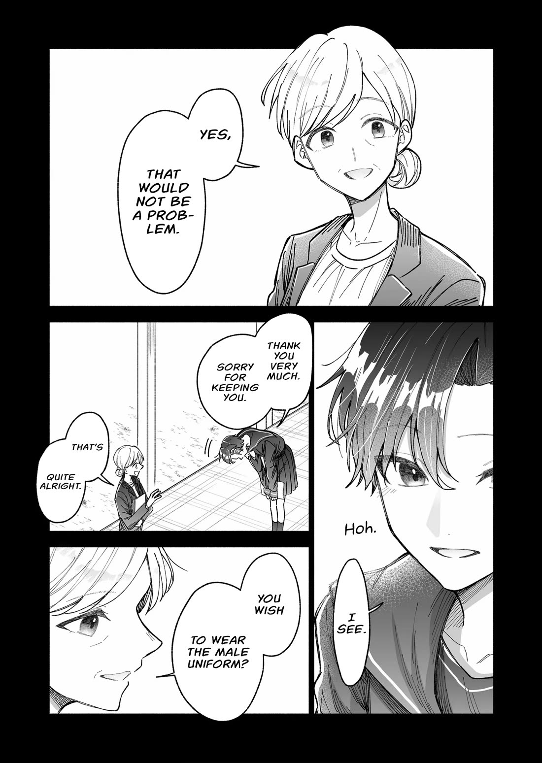 A Cool Girl and a 12cm Promise Chapter 5 page 6 - Chapter 5: Reason for applying