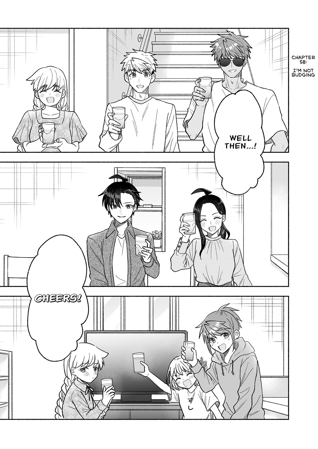 A Cool Girl and a 12cm Promise Chapter 58 page 1 - Chapter 58: I'm not budging