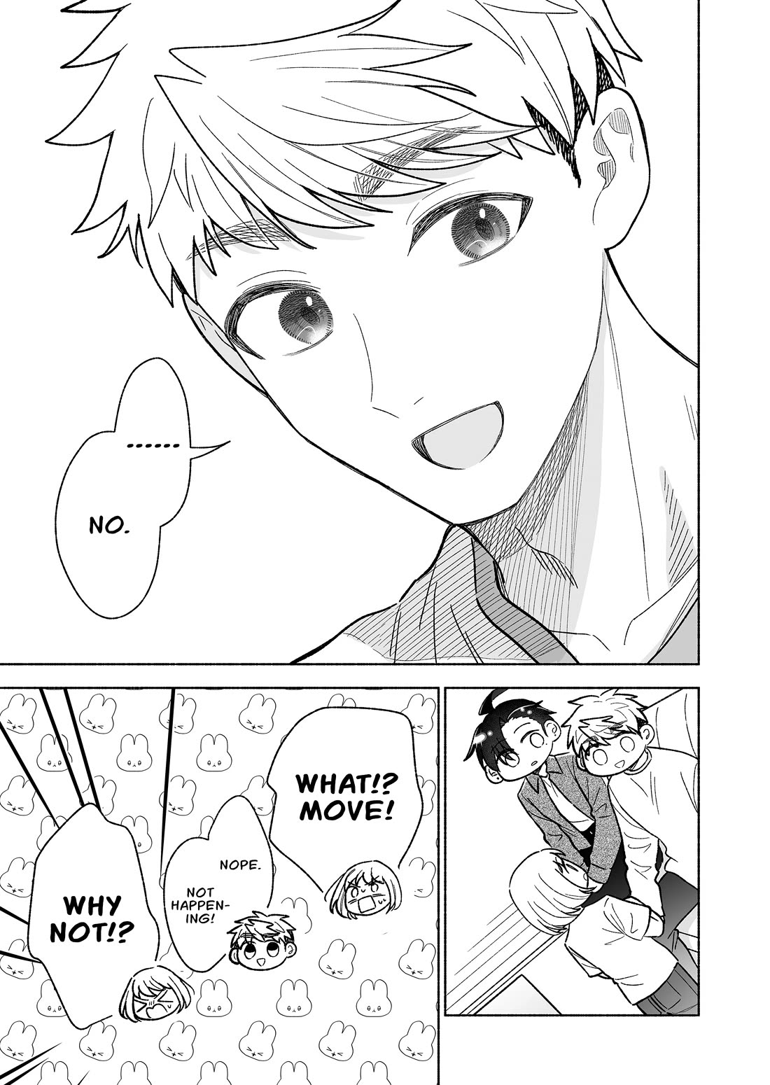 A Cool Girl and a 12cm Promise Chapter 58 page 13 - Chapter 58: I'm not budging