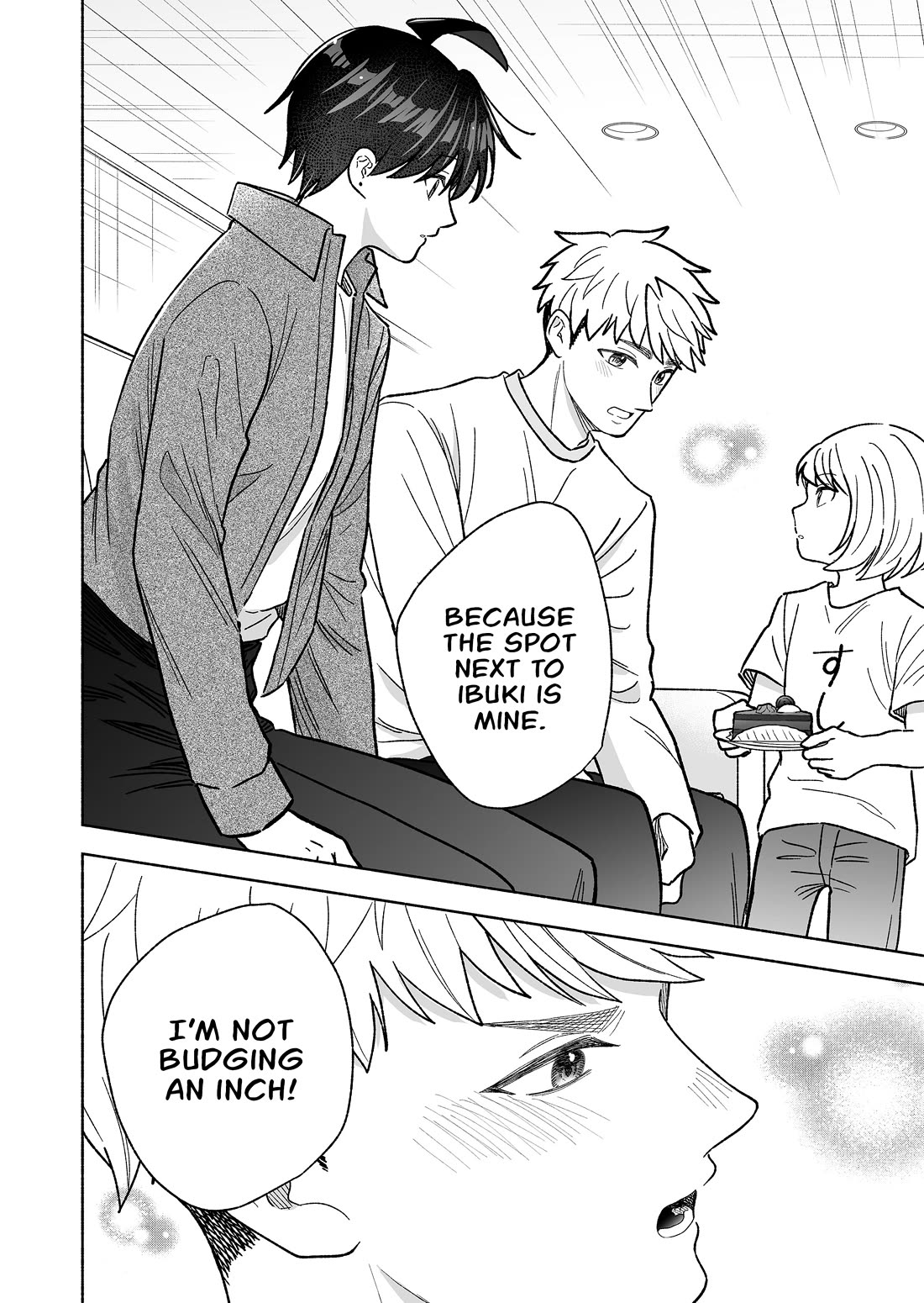 A Cool Girl and a 12cm Promise Chapter 58 page 14 - Chapter 58: I'm not budging