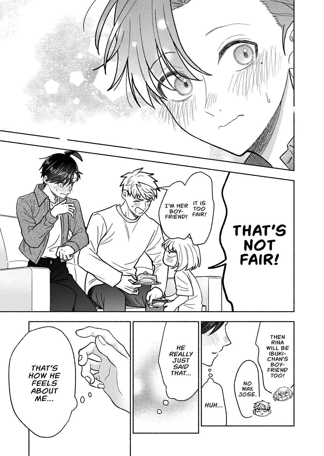 A Cool Girl and a 12cm Promise Chapter 58 page 15 - Chapter 58: I'm not budging
