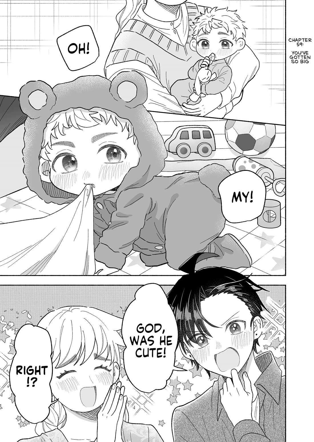 A Cool Girl and a 12cm Promise Chapter 59 page 1 - Chapter 59: You've gotten so big