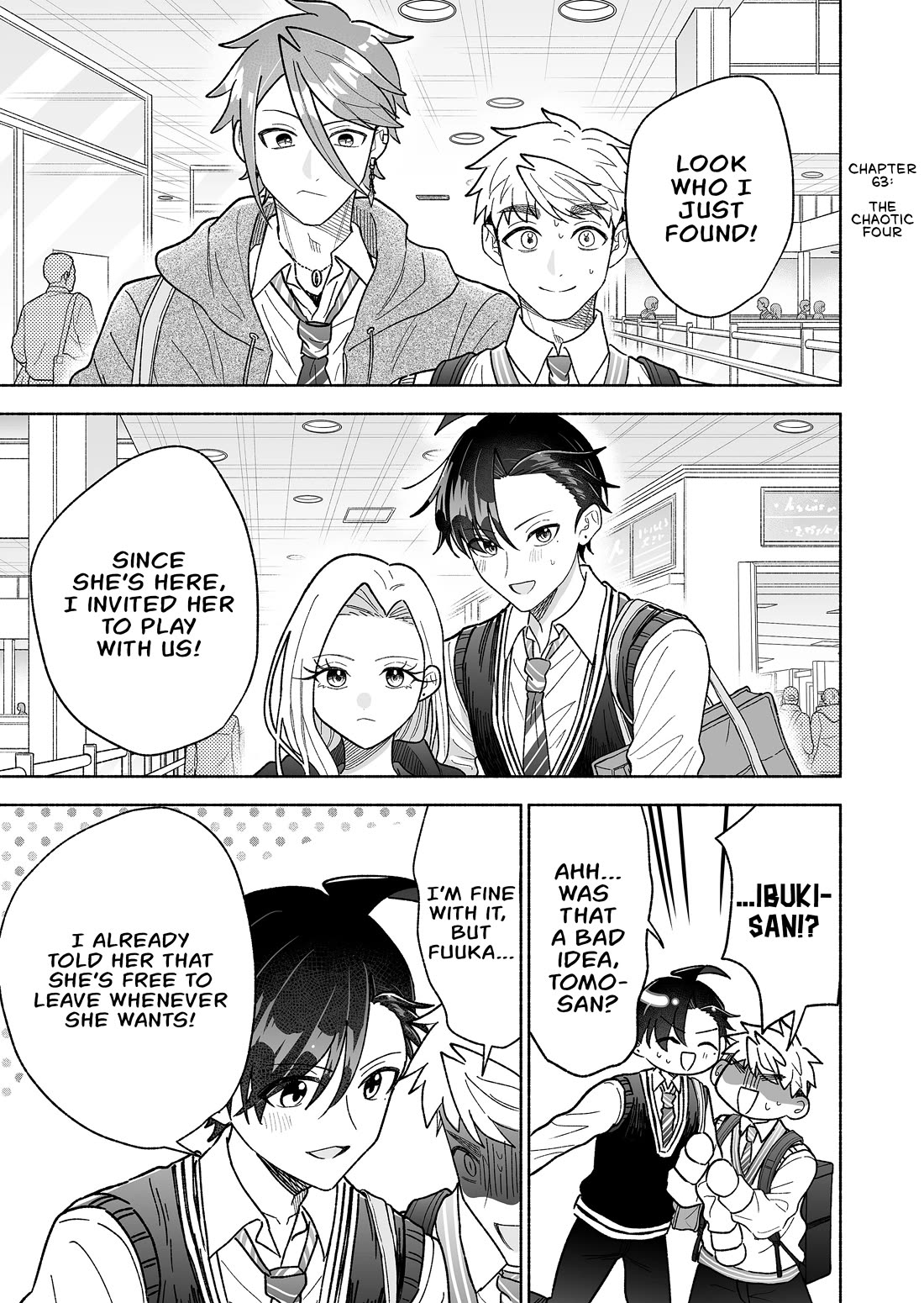 A Cool Girl and a 12cm Promise Chapter 63 page 1 - Chapter 63: The chaotic four