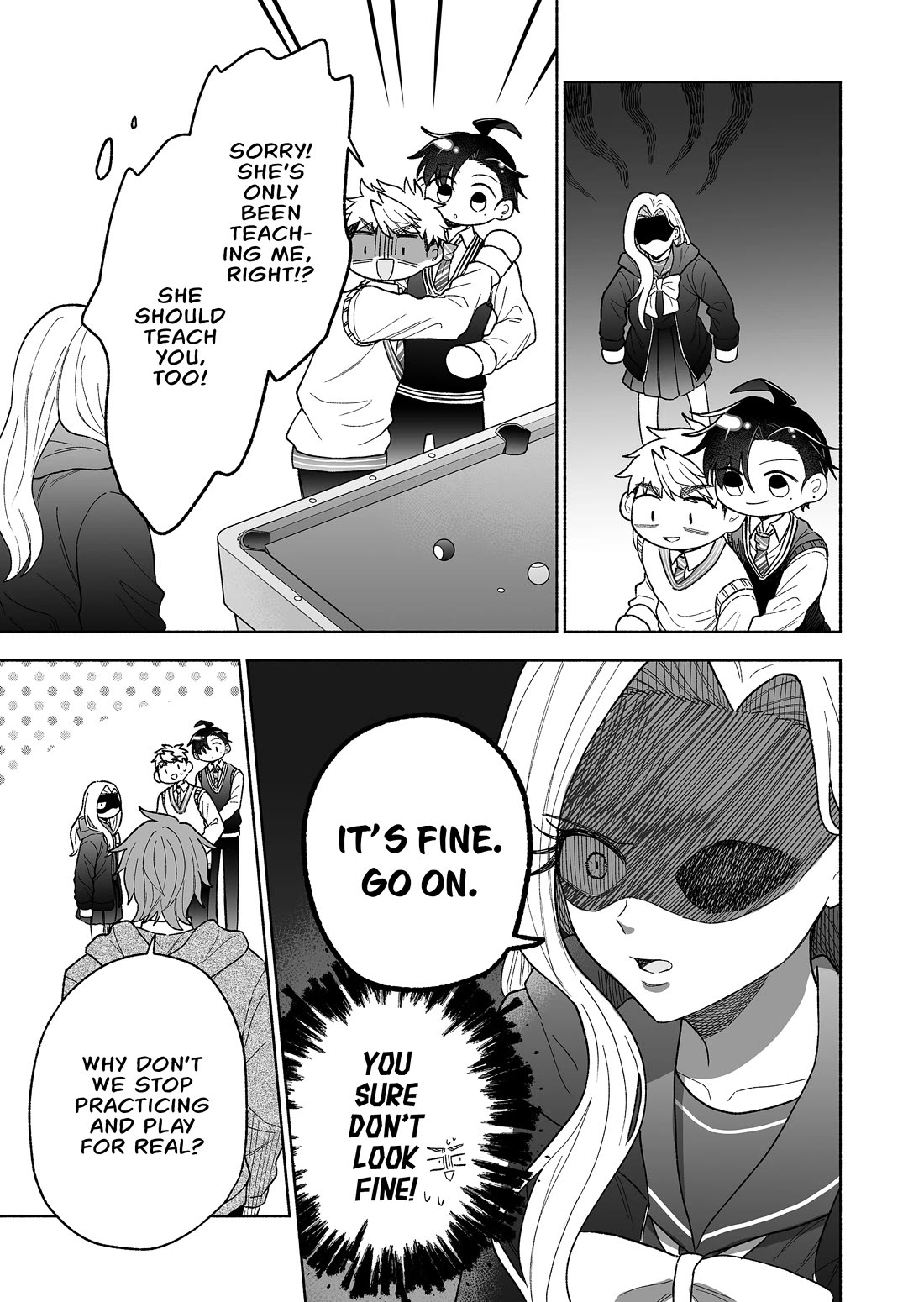 A Cool Girl and a 12cm Promise Chapter 63 page 7 - Chapter 63: The chaotic four
