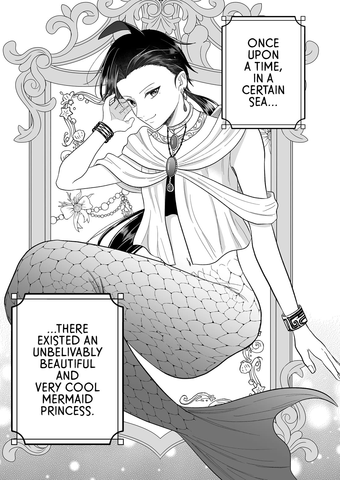 A Cool Girl and a 12cm Promise Chapter 66.5 page 1 - Chapter 66.5: GANMA Premium Bonus Chapter: The Cool Mermaid Princess