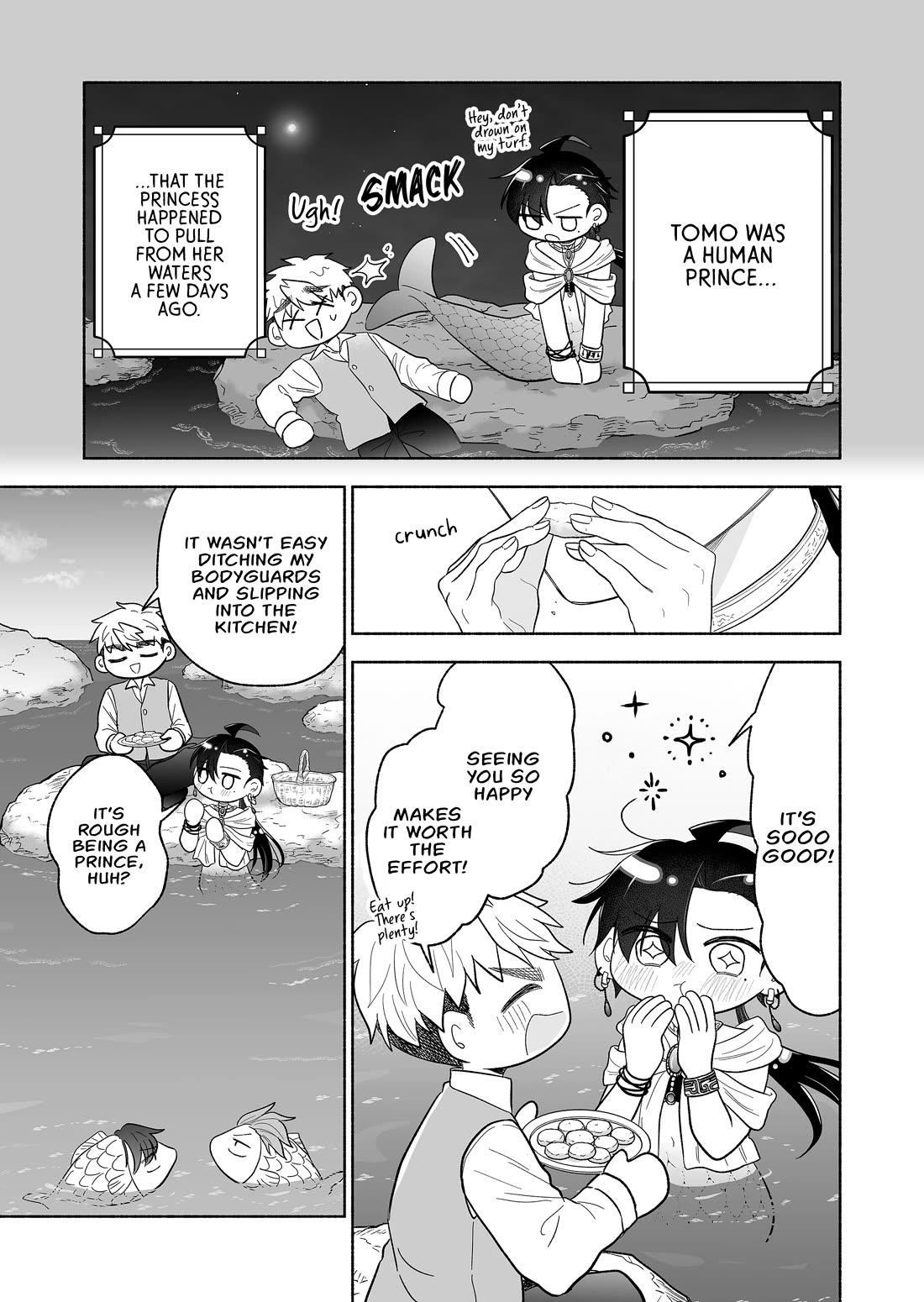 A Cool Girl and a 12cm Promise Chapter 66.5 page 3 - Chapter 66.5: GANMA Premium Bonus Chapter: The Cool Mermaid Princess