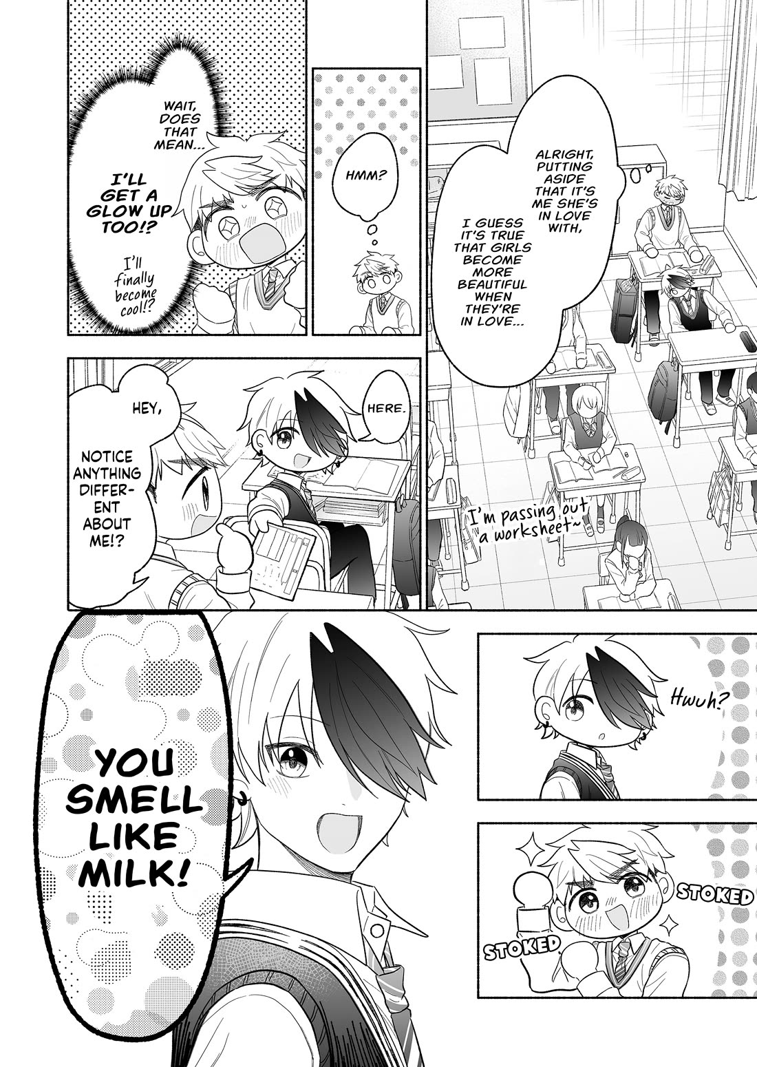 A Cool Girl and a 12cm Promise Chapter 67 page 6 - Chapter 67: Is it because she's in love?