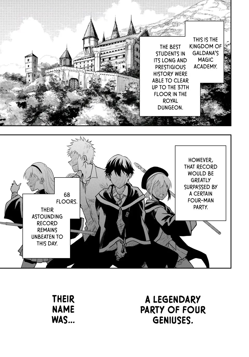 A Court Magician, Who Was Focused On Supportive Magic Because His Allies Were Too Weak, Aims To Become The Strongest After Being Banished Chapter 1 page 1 - Chapter 1: The Legend Continues