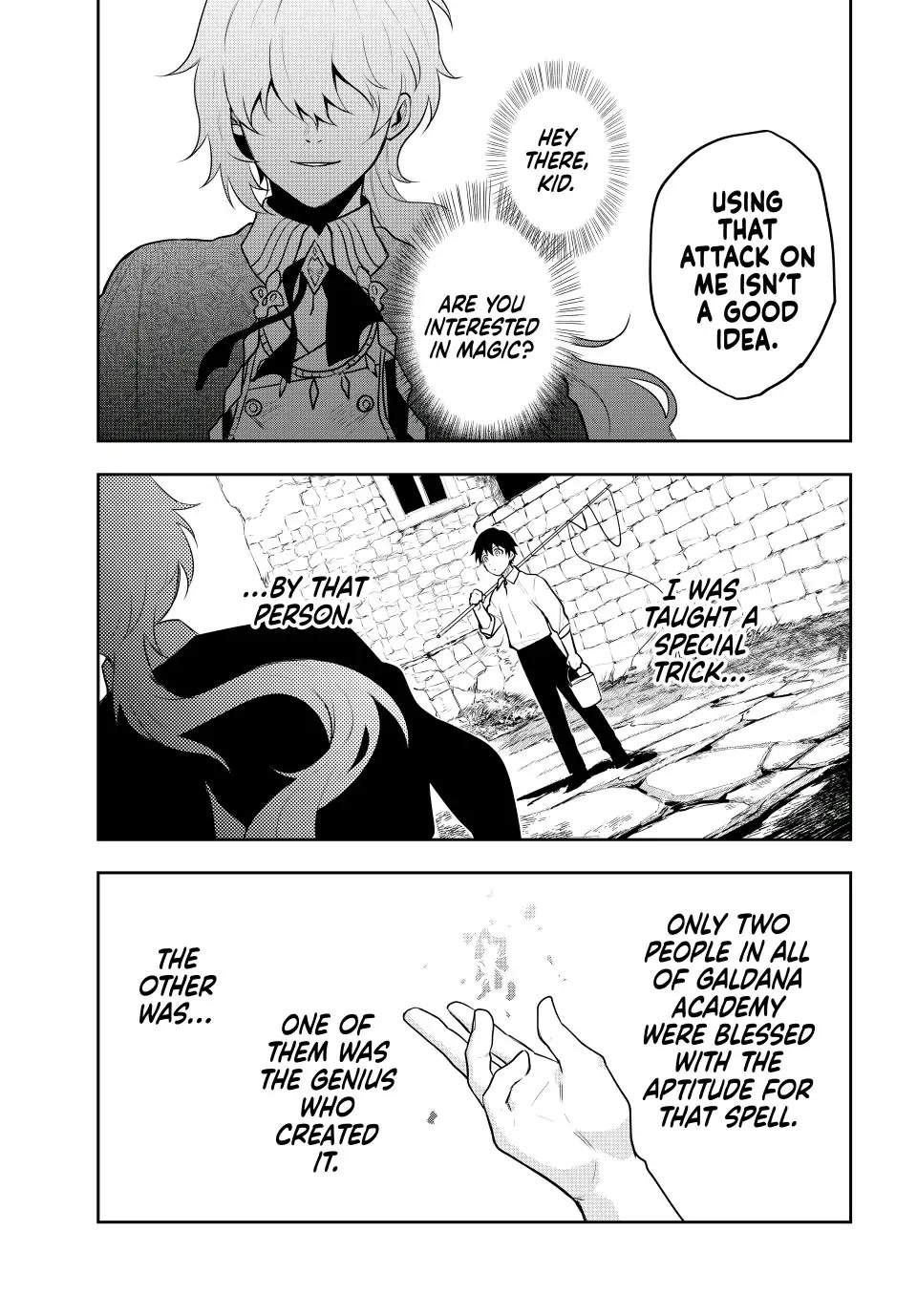 A Court Magician, Who Was Focused On Supportive Magic Because His Allies Were Too Weak, Aims To Become The Strongest After Being Banished Chapter 10 page 11 - Chapter 10: Special Trick