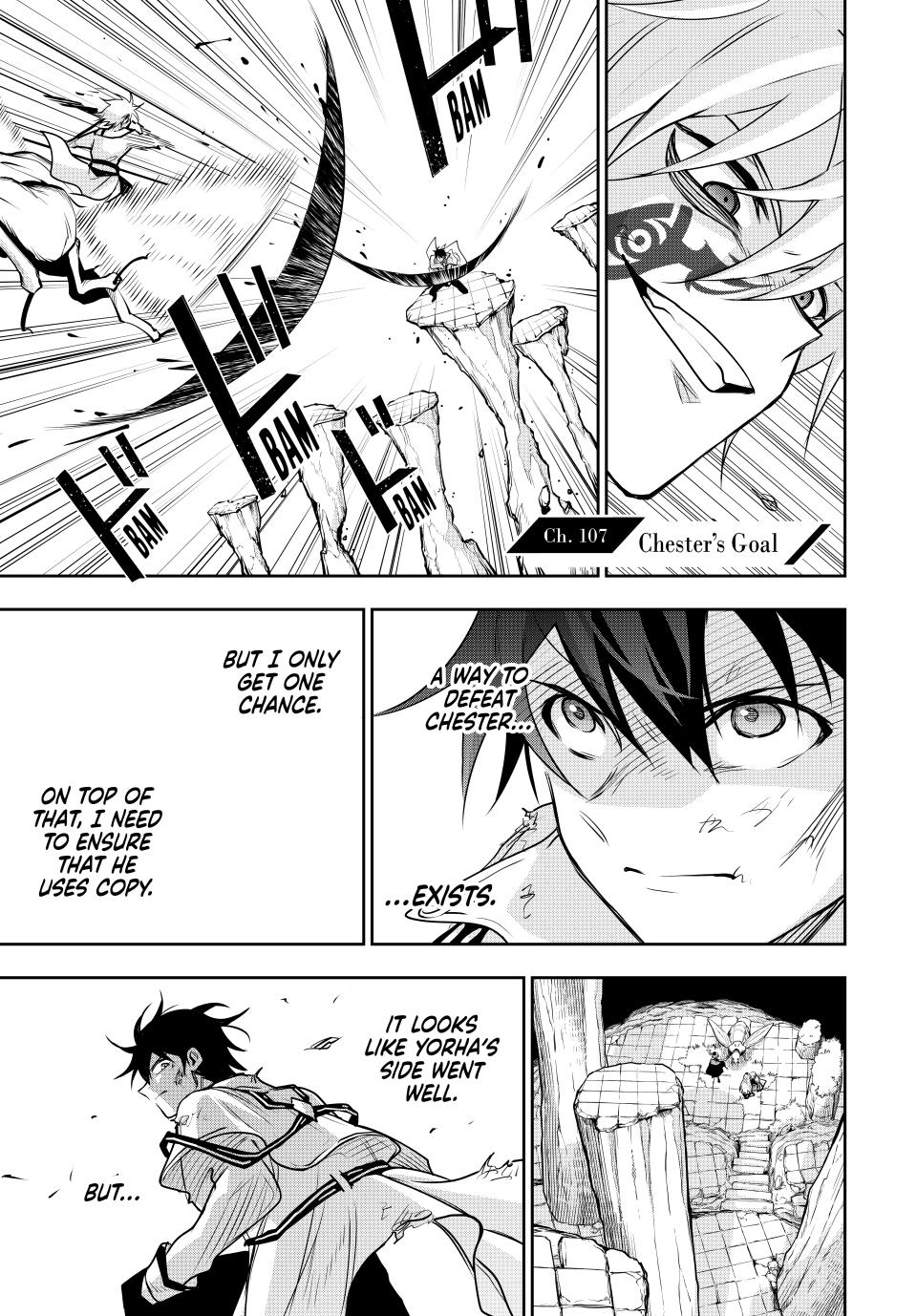 A Court Magician, Who Was Focused On Supportive Magic Because His Allies Were Too Weak, Aims To Become The Strongest After Being Banished Chapter 107 page 1 - Chapter 107