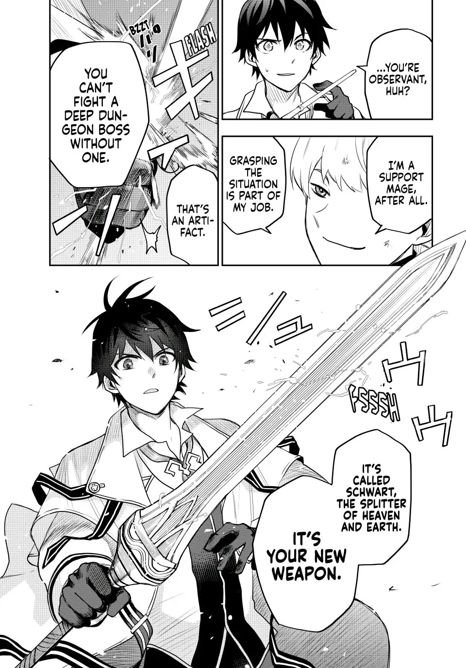 A Court Magician, Who Was Focused On Supportive Magic Because His Allies Were Too Weak, Aims To Become The Strongest After Being Banished Chapter 11 page 15 - Chapter 11: Schwart