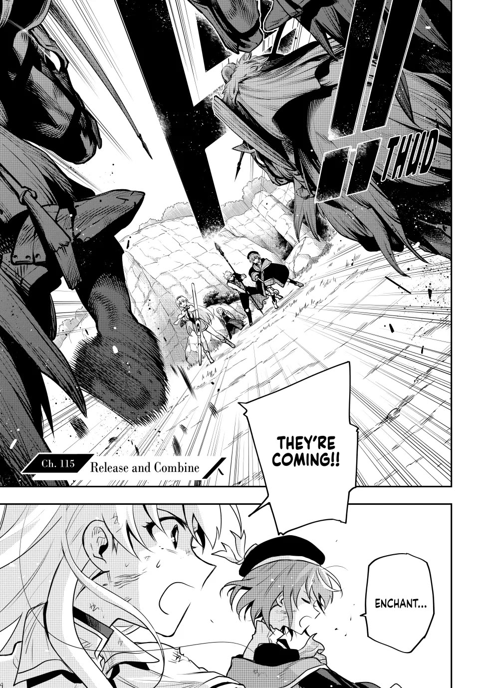 A Court Magician, Who Was Focused On Supportive Magic Because His Allies Were Too Weak, Aims To Become The Strongest After Being Banished Chapter 115 page 1 - Chapter 115