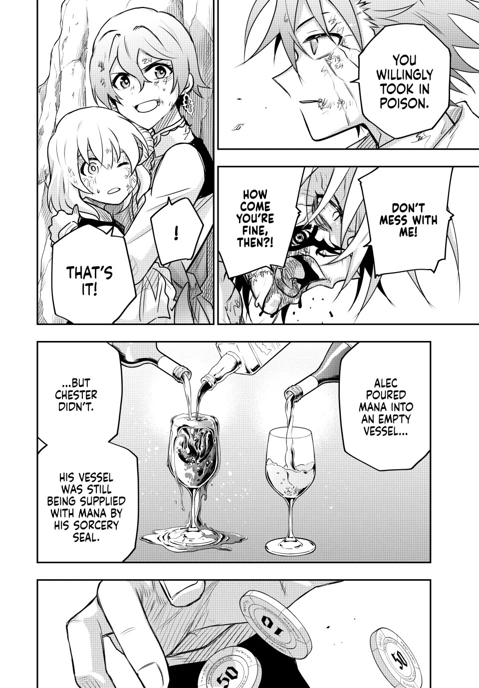 A Court Magician, Who Was Focused On Supportive Magic Because His Allies Were Too Weak, Aims To Become The Strongest After Being Banished Chapter 116 page 12 - Chapter 116