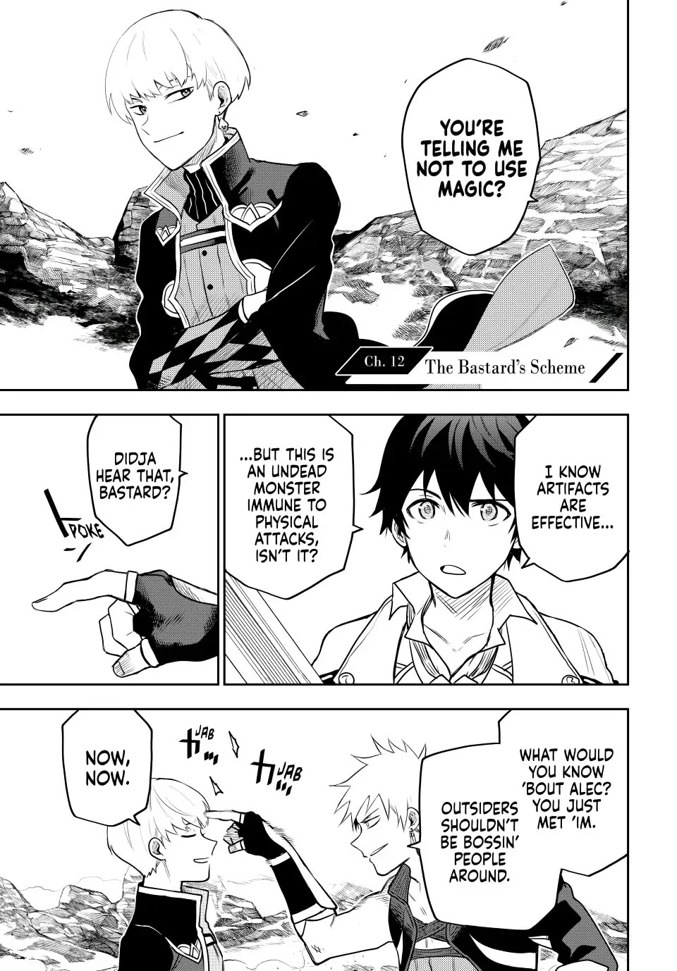 A Court Magician, Who Was Focused On Supportive Magic Because His Allies Were Too Weak, Aims To Become The Strongest After Being Banished Chapter 12 page 1 - Chapter 12: The Bastard’s Scheme