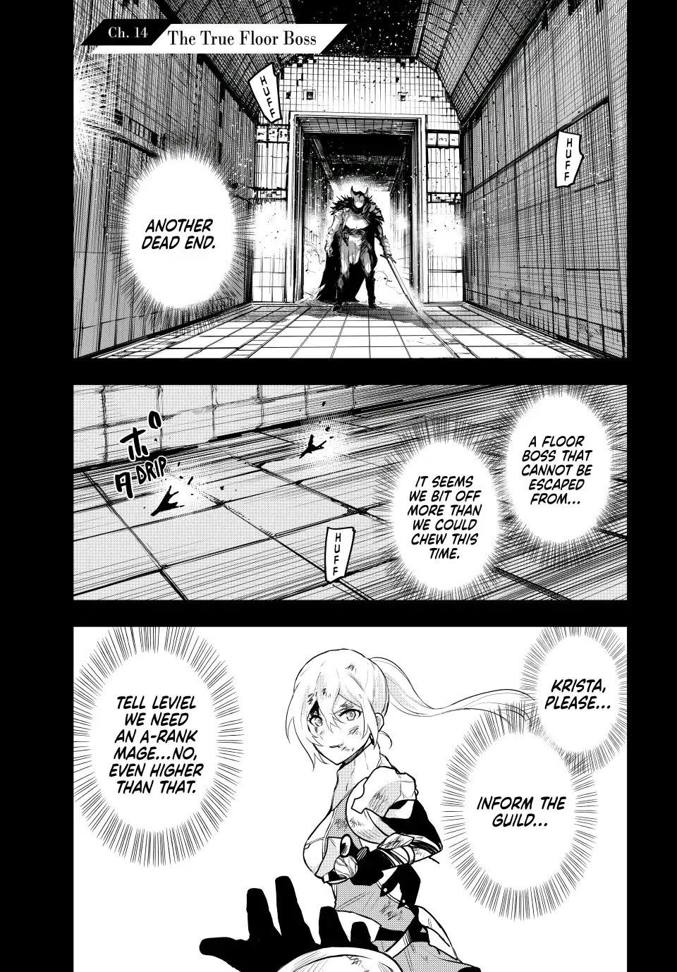 A Court Magician, Who Was Focused On Supportive Magic Because His Allies Were Too Weak, Aims To Become The Strongest After Being Banished Chapter 14 page 1 - Chapter 14: The True Floor Boss