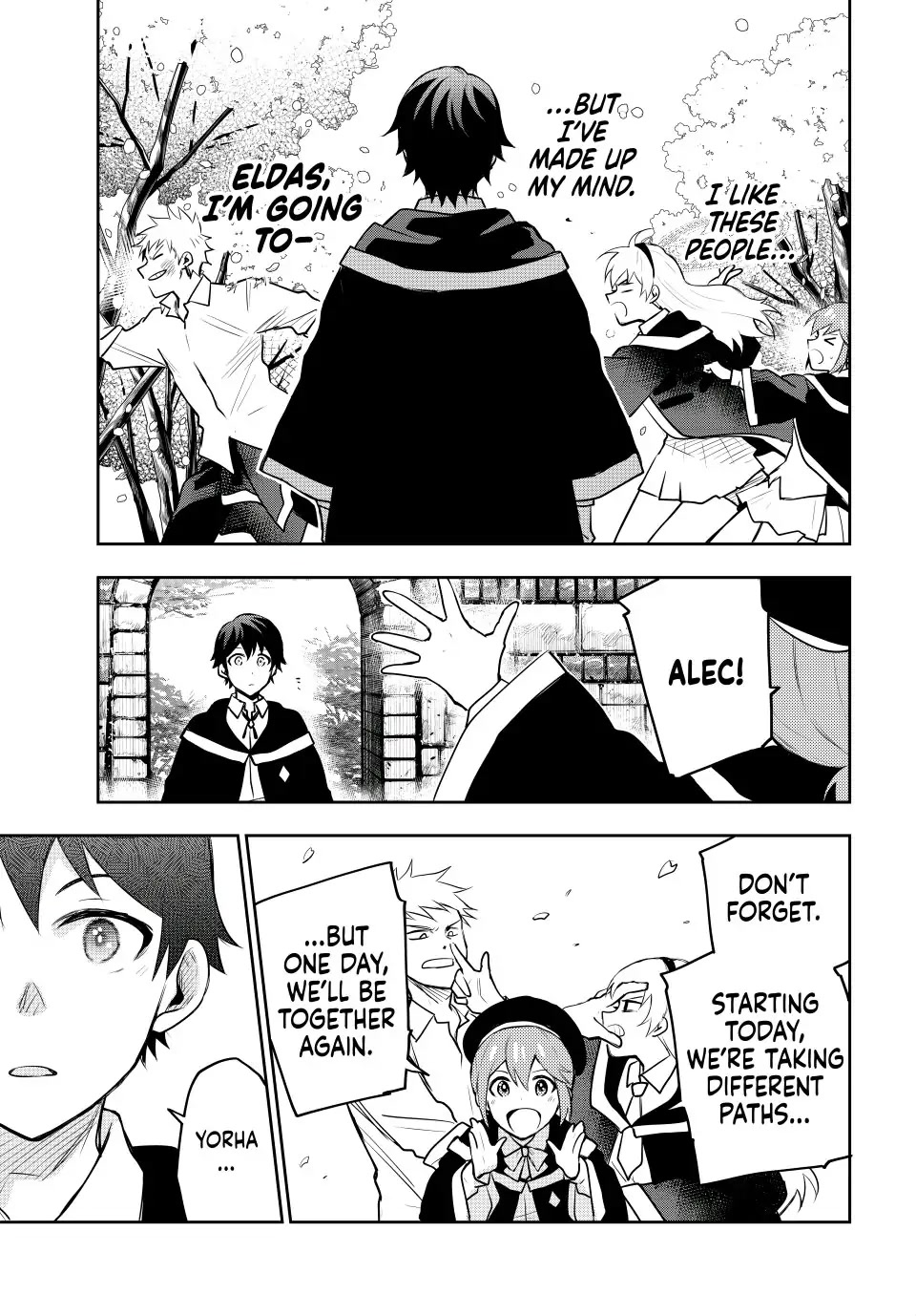 A Court Magician, Who Was Focused On Supportive Magic Because His Allies Were Too Weak, Aims To Become The Strongest After Being Banished Chapter 15.5 page 4 - Chapter 15.5: Promise