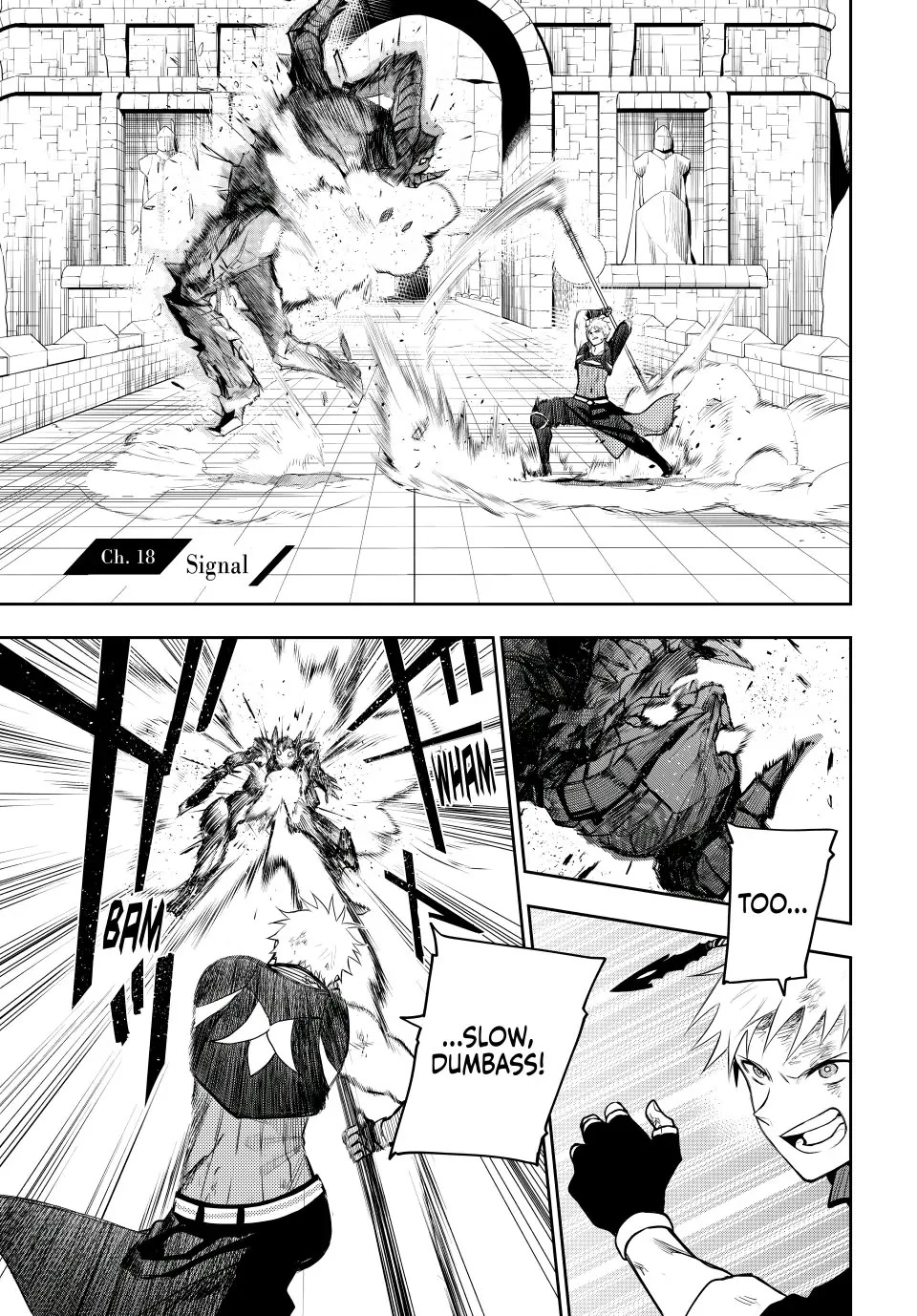 A Court Magician, Who Was Focused On Supportive Magic Because His Allies Were Too Weak, Aims To Become The Strongest After Being Banished Chapter 18 page 1 - Chapter 18: Signal