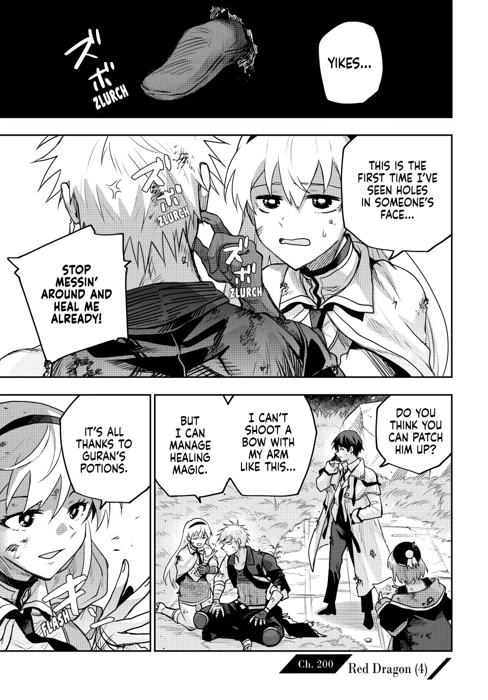 A Court Magician, Who Was Focused On Supportive Magic Because His Allies Were Too Weak, Aims To Become The Strongest After Being Banished Chapter 200 page 1 - Chapter 200: Red Dragon (4)