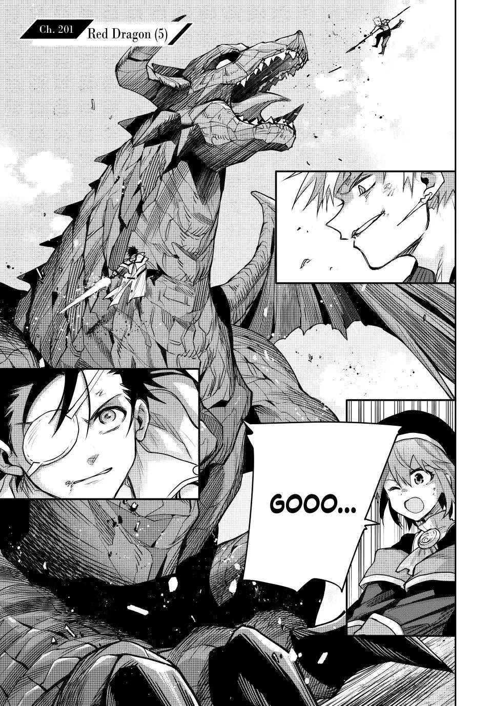 A Court Magician, Who Was Focused On Supportive Magic Because His Allies Were Too Weak, Aims To Become The Strongest After Being Banished Chapter 201 page 1 - Chapter 201: Red Dragon (5)