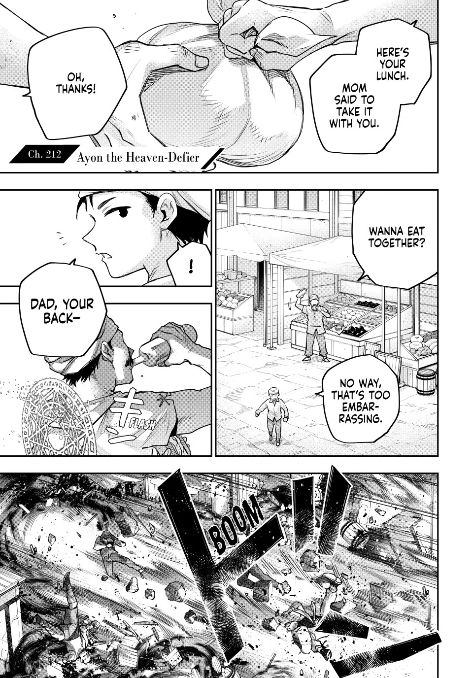 A Court Magician, Who Was Focused On Supportive Magic Because His Allies Were Too Weak, Aims To Become The Strongest After Being Banished Chapter 212 page 1 - Chapter 212