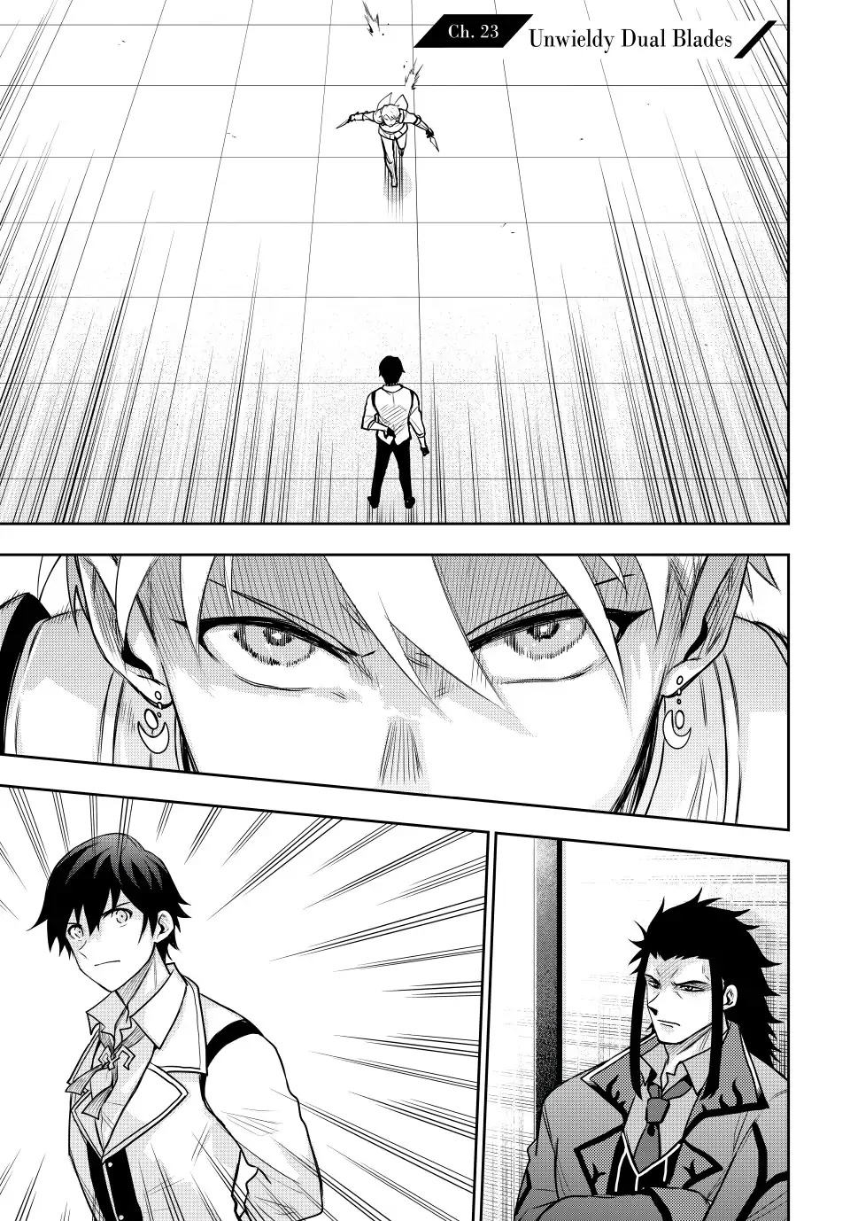 A Court Magician, Who Was Focused On Supportive Magic Because His Allies Were Too Weak, Aims To Become The Strongest After Being Banished Chapter 23 page 1 - Chapter 23: Unwieldy Dual Blades