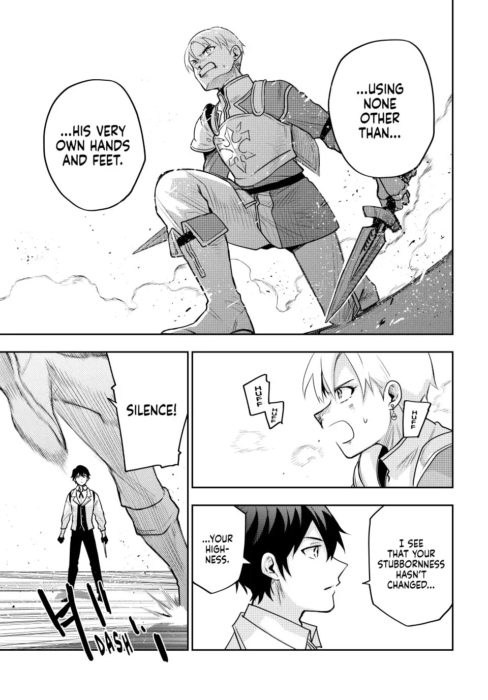 A Court Magician, Who Was Focused On Supportive Magic Because His Allies Were Too Weak, Aims To Become The Strongest After Being Banished Chapter 23 page 7 - Chapter 23: Unwieldy Dual Blades
