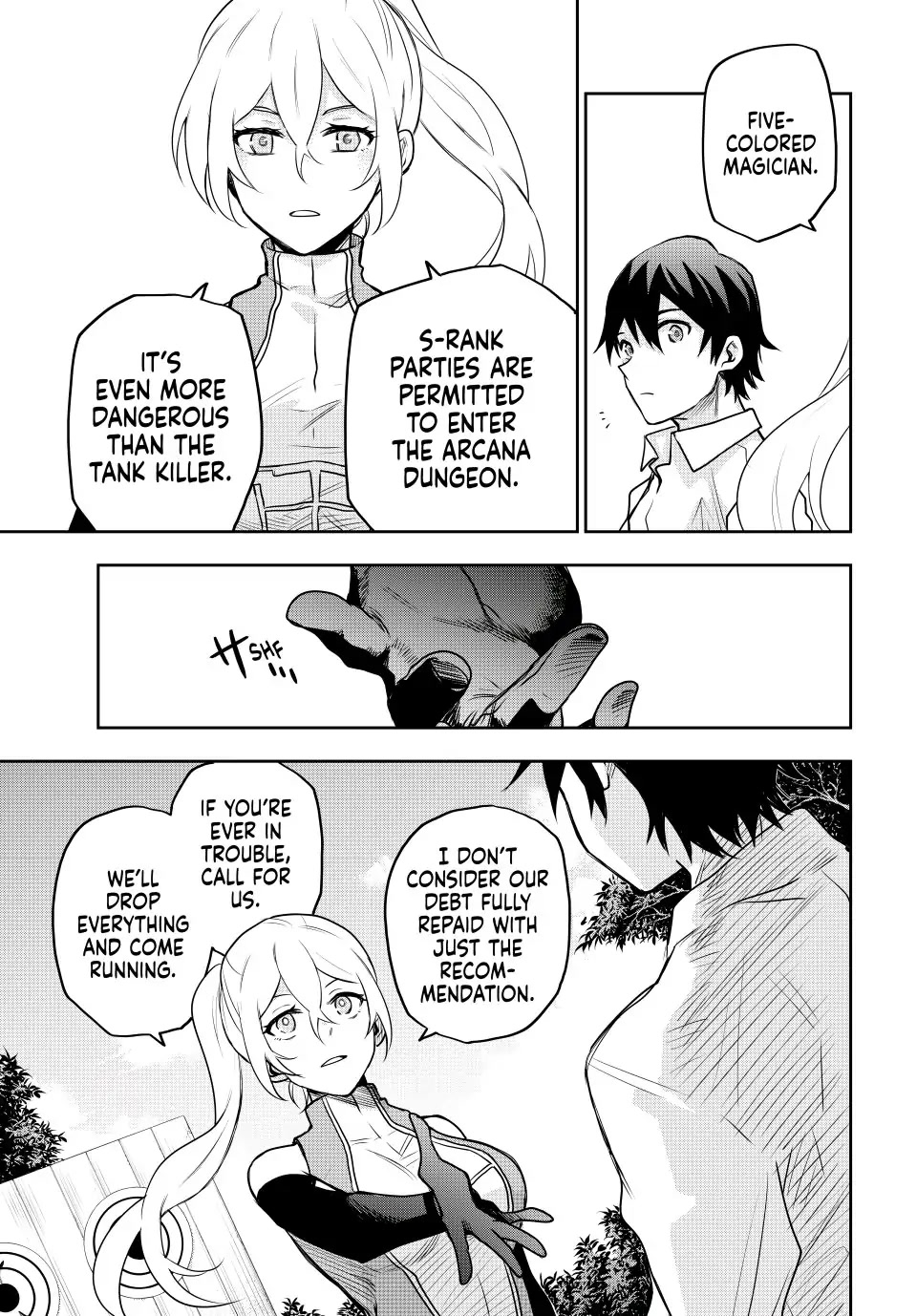 A Court Magician, Who Was Focused On Supportive Magic Because His Allies Were Too Weak, Aims To Become The Strongest After Being Banished Chapter 25 page 13 - Chapter 25: S-Rank
