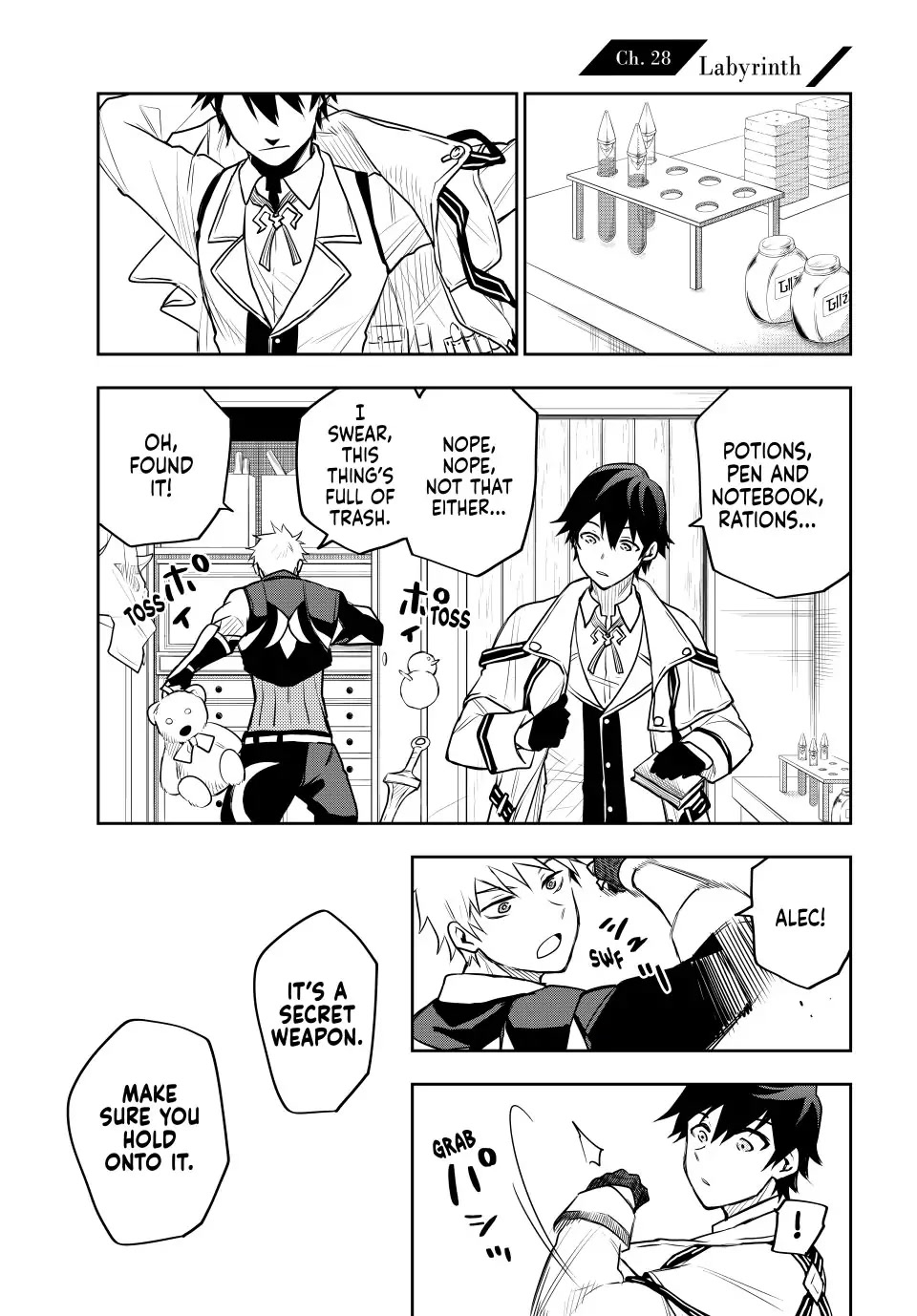 A Court Magician, Who Was Focused On Supportive Magic Because His Allies Were Too Weak, Aims To Become The Strongest After Being Banished Chapter 28 page 1 - Chapter 28: Labyrinth