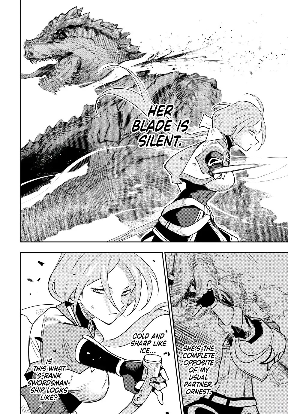 A Court Magician, Who Was Focused On Supportive Magic Because His Allies Were Too Weak, Aims To Become The Strongest After Being Banished Chapter 31 page 12 - Chapter 31: The Silent Swordswoman