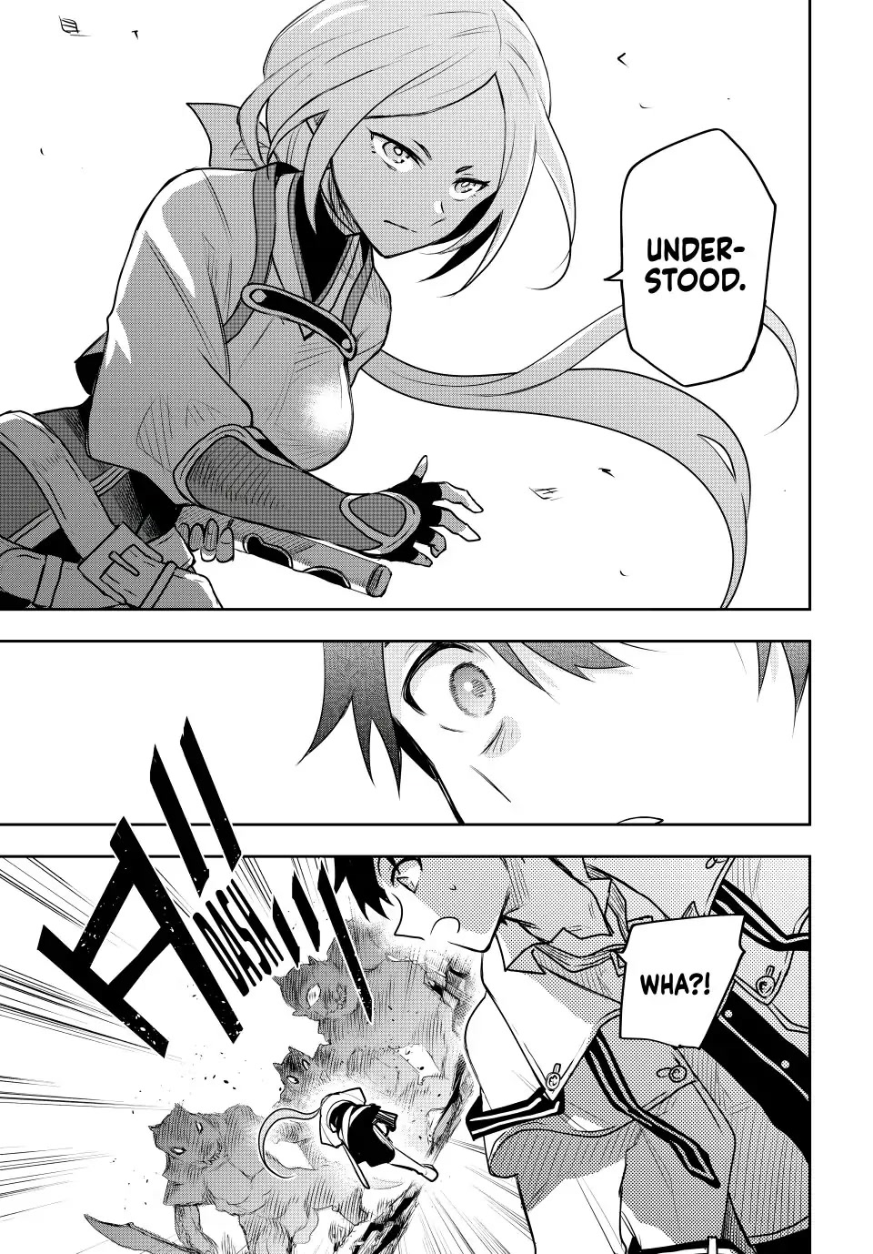 A Court Magician, Who Was Focused On Supportive Magic Because His Allies Were Too Weak, Aims To Become The Strongest After Being Banished Chapter 31 page 17 - Chapter 31: The Silent Swordswoman