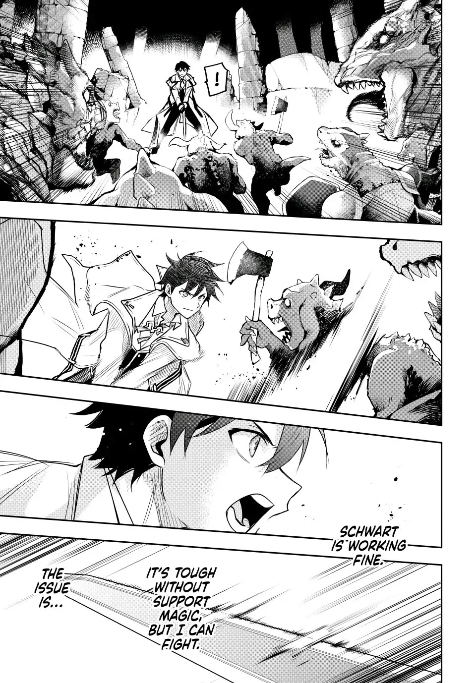 A Court Magician, Who Was Focused On Supportive Magic Because His Allies Were Too Weak, Aims To Become The Strongest After Being Banished Chapter 31 page 5 - Chapter 31: The Silent Swordswoman