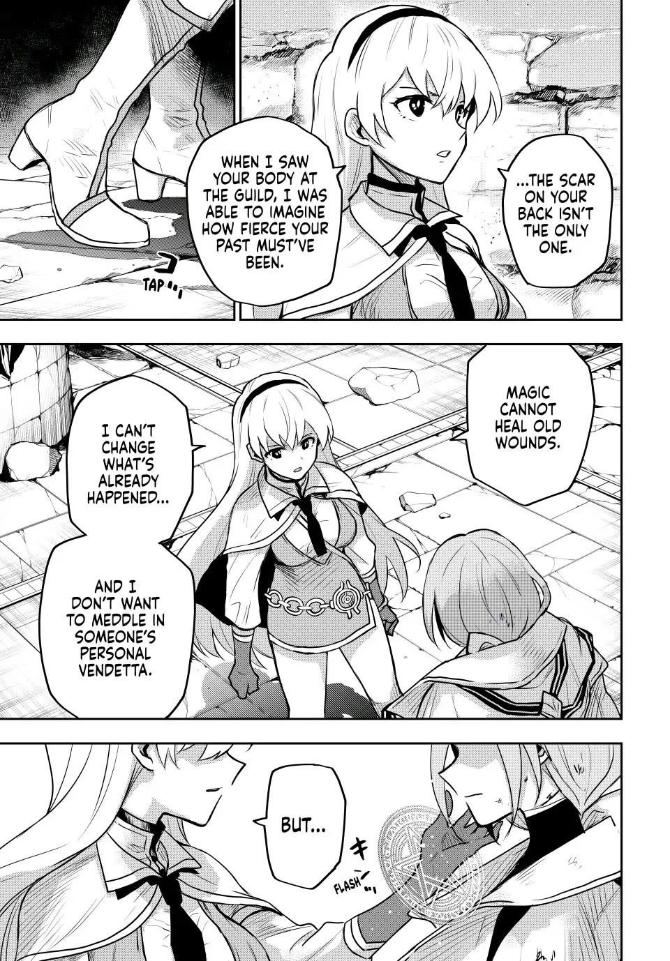 A Court Magician, Who Was Focused On Supportive Magic Because His Allies Were Too Weak, Aims To Become The Strongest After Being Banished Chapter 33 page 13 - Chapter 33: Scar
