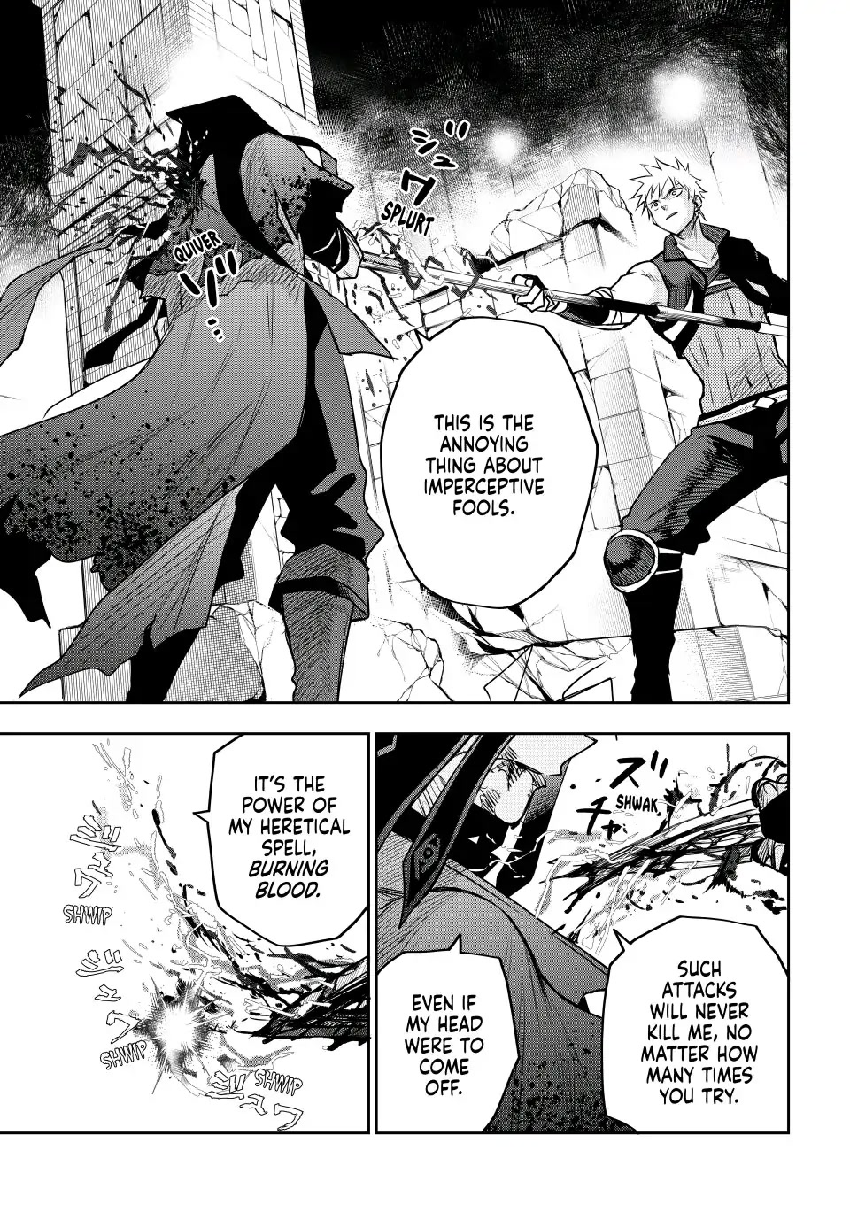 A Court Magician, Who Was Focused On Supportive Magic Because His Allies Were Too Weak, Aims To Become The Strongest After Being Banished Chapter 36 page 7 - Chapter 36: Burning Blood