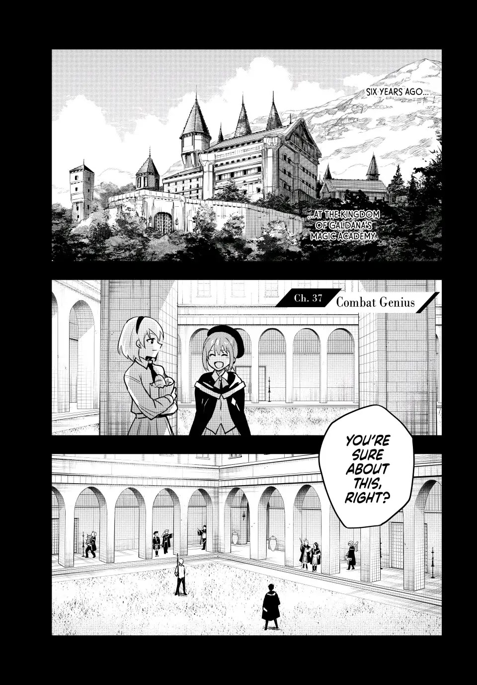 A Court Magician, Who Was Focused On Supportive Magic Because His Allies Were Too Weak, Aims To Become The Strongest After Being Banished Chapter 37 page 1 - Chapter 37: Combat Genius