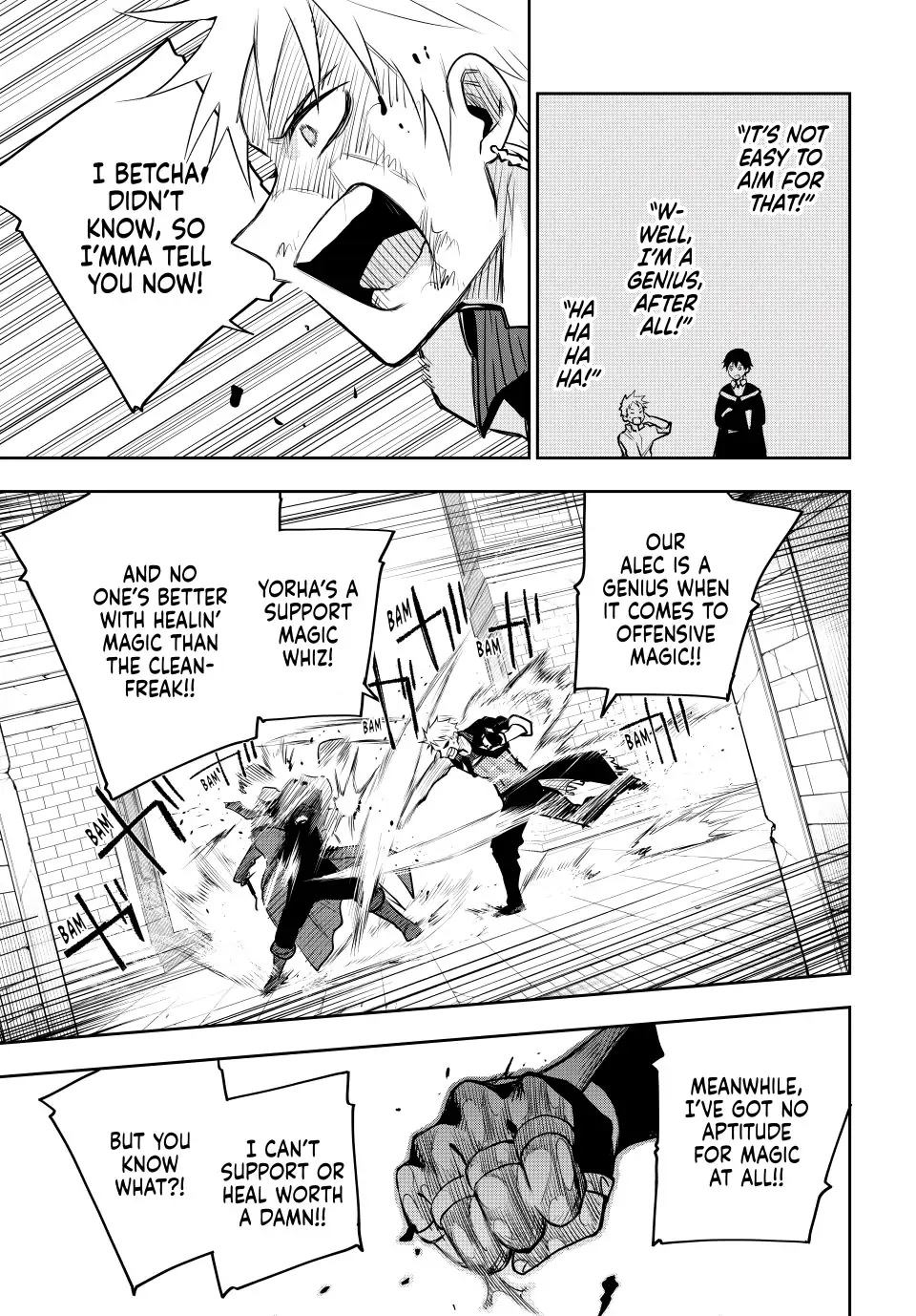 A Court Magician, Who Was Focused On Supportive Magic Because His Allies Were Too Weak, Aims To Become The Strongest After Being Banished Chapter 37 page 13 - Chapter 37: Combat Genius