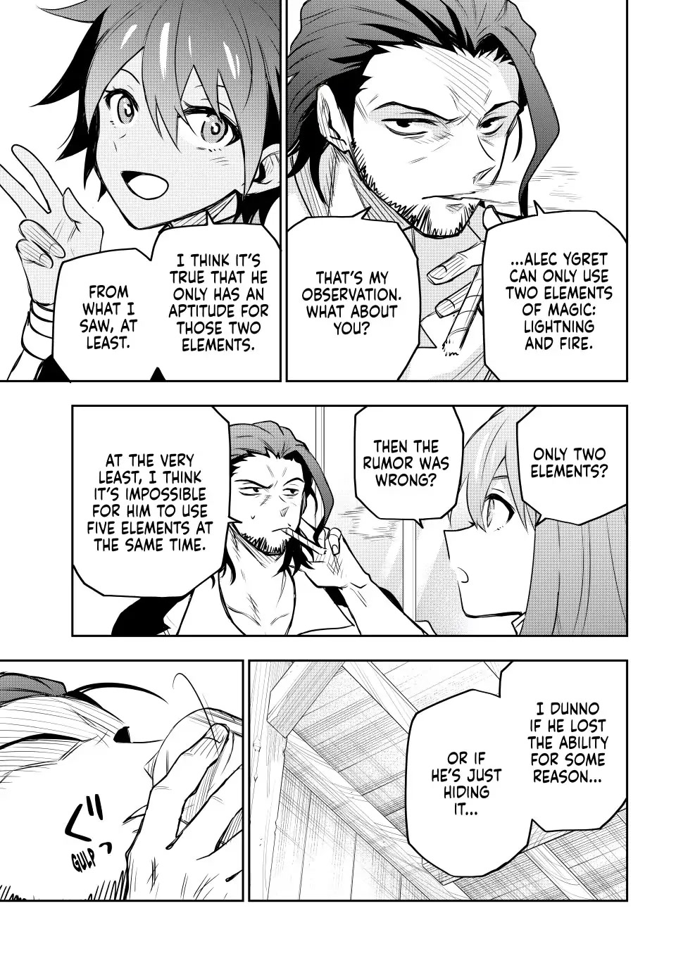 A Court Magician, Who Was Focused On Supportive Magic Because His Allies Were Too Weak, Aims To Become The Strongest After Being Banished Chapter 38 page 14 - Chapter 38: Doubt