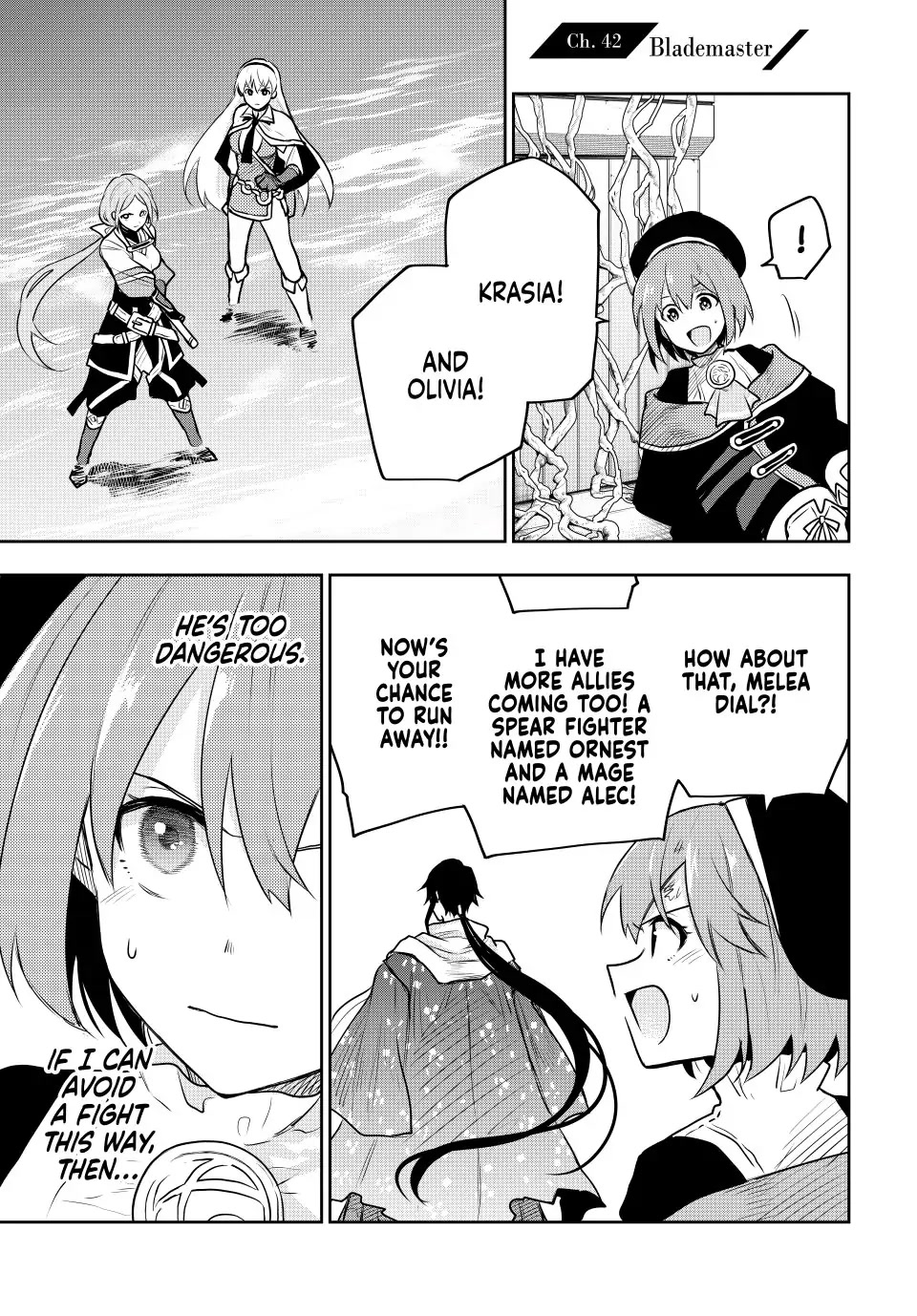 A Court Magician, Who Was Focused On Supportive Magic Because His Allies Were Too Weak, Aims To Become The Strongest After Being Banished Chapter 42 page 1 - Chapter 42: Blademaster