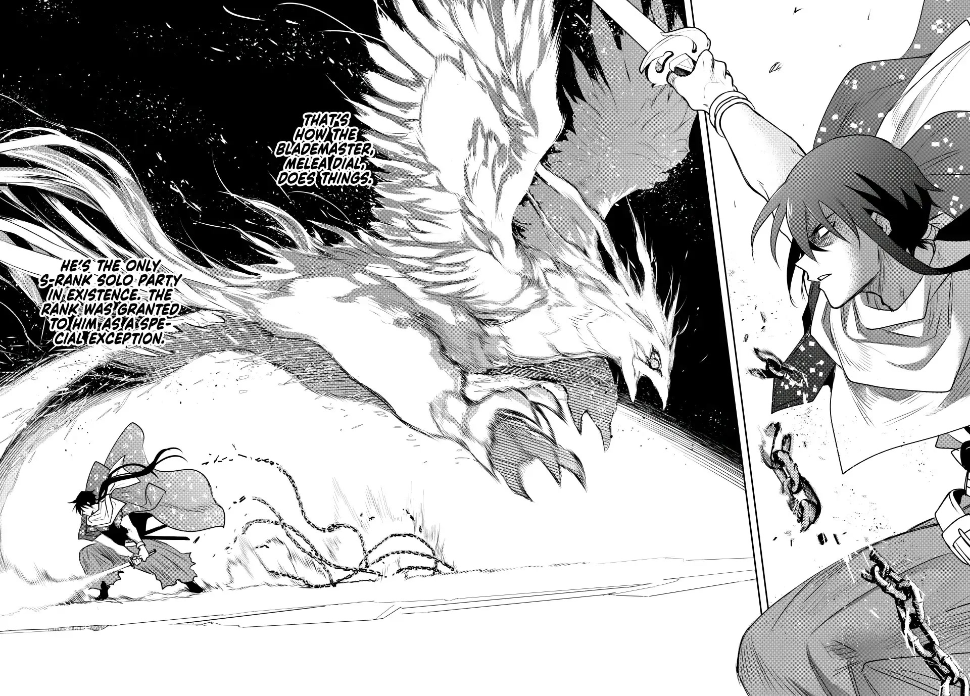 A Court Magician, Who Was Focused On Supportive Magic Because His Allies Were Too Weak, Aims To Become The Strongest After Being Banished Chapter 42 page 12 - Chapter 42: Blademaster